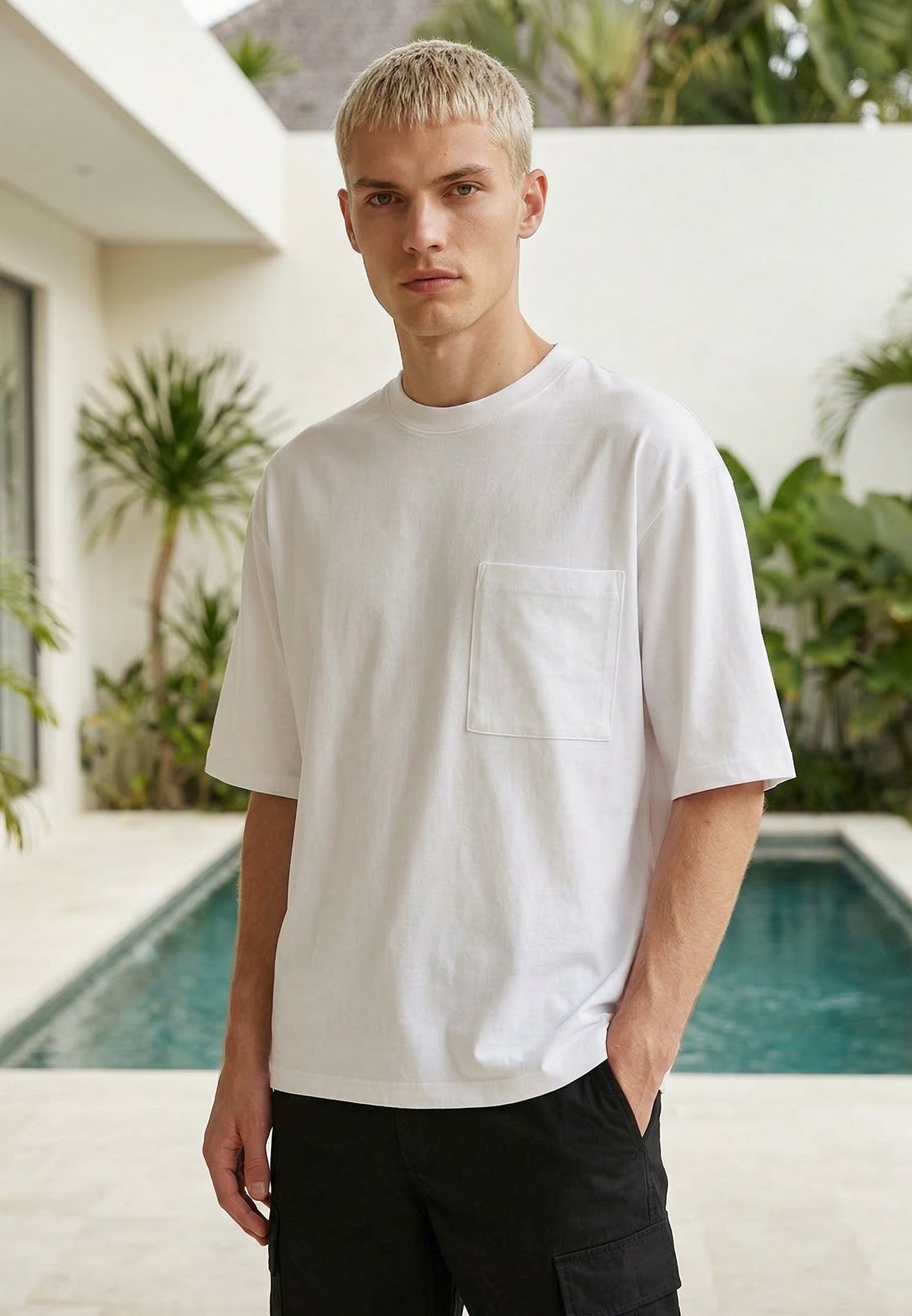 CROP BOX T-SHIRT WHITE