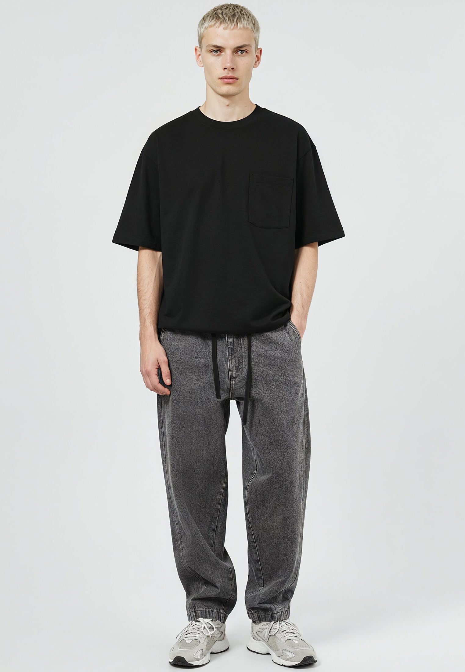 CROP BOX T-SHIRT BLACK