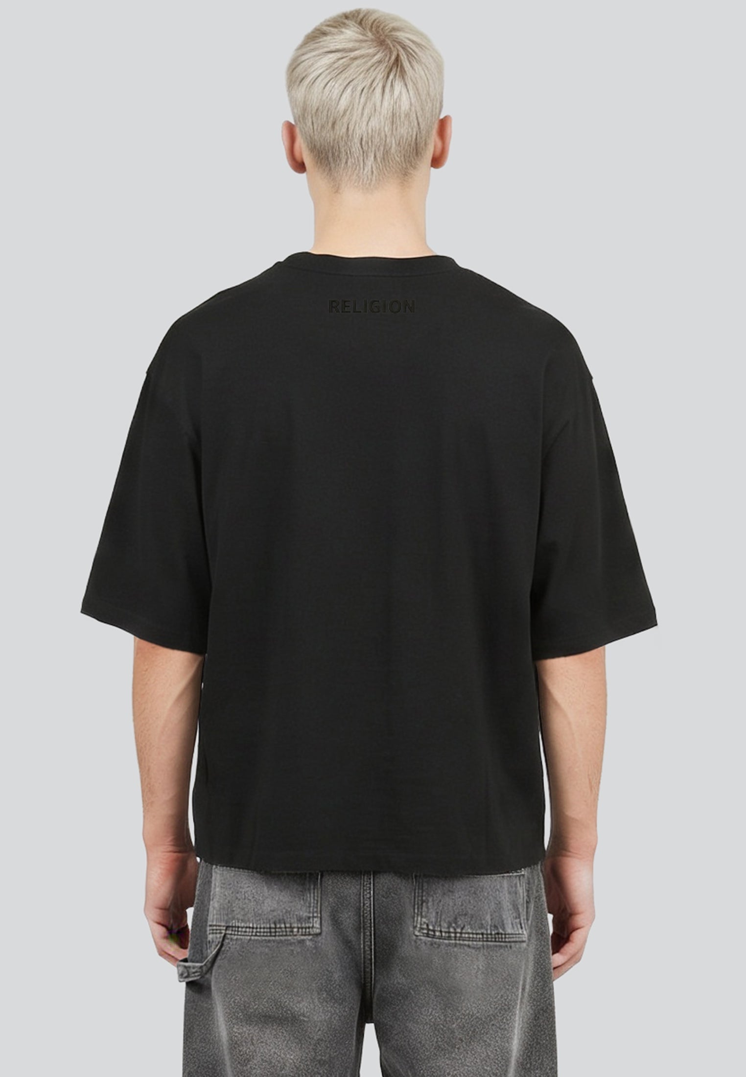 CROP BOX T-SHIRT BLACK