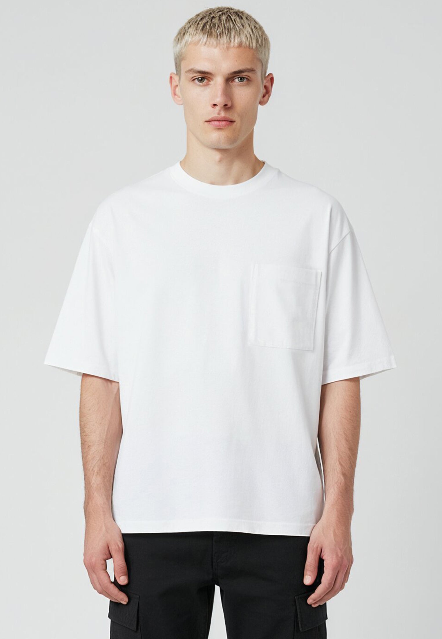 CROP BOX T-SHIRT WHITE
