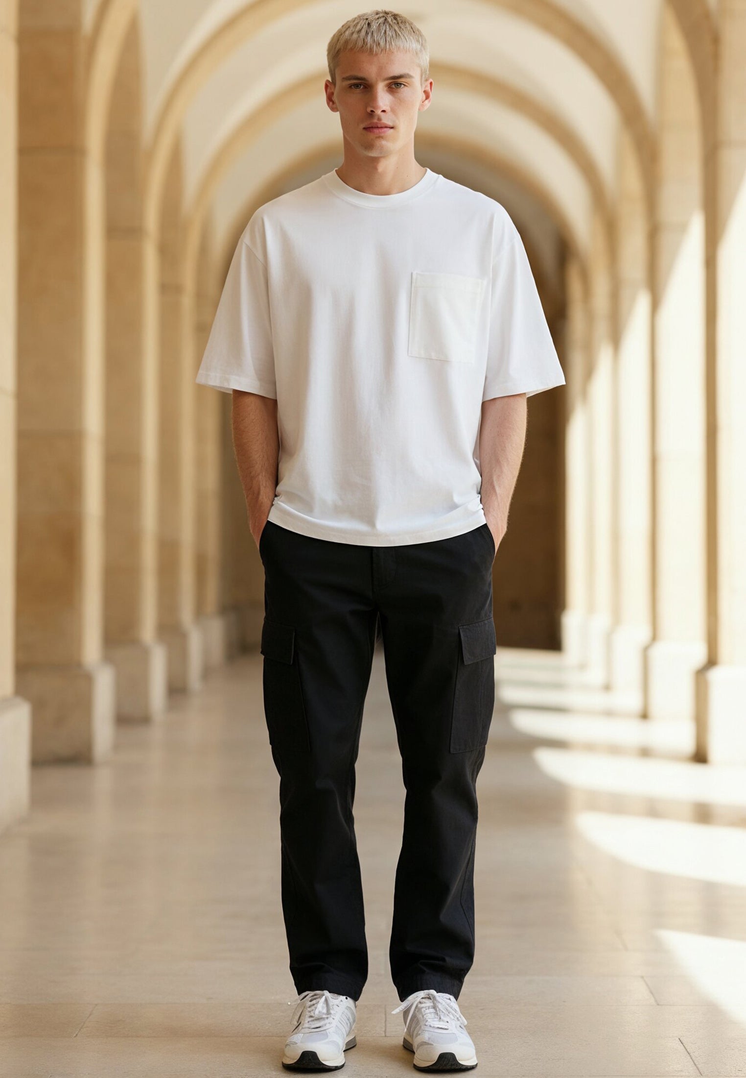 CROP BOX T-SHIRT WHITE