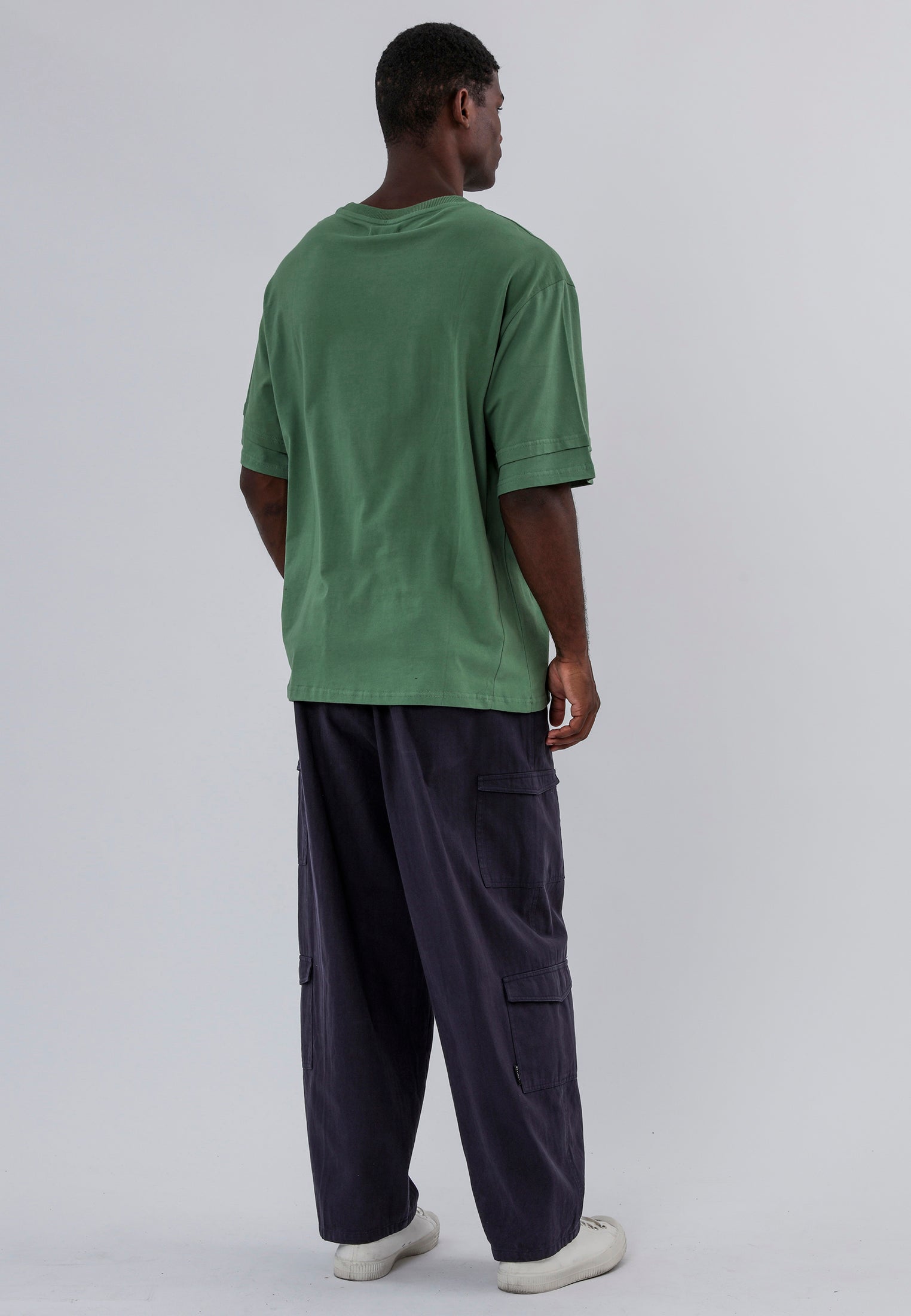 DOUBLE SLEEVE T-SHIRT GREEN
