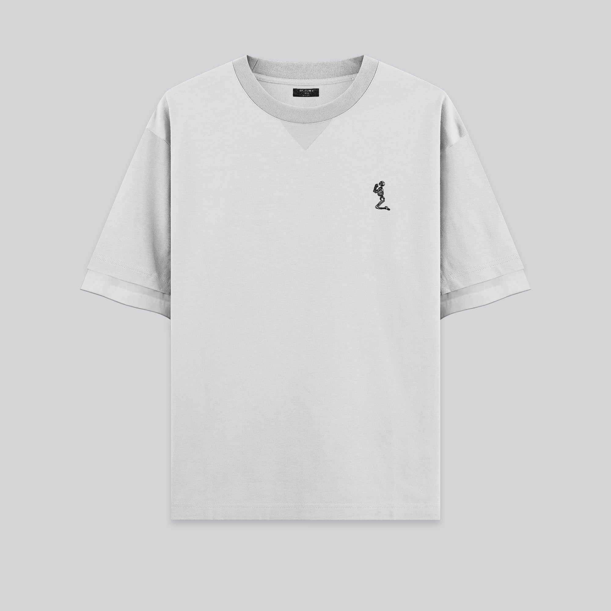 DOUBLE SLEEVE T-SHIRT OFF WHITE
