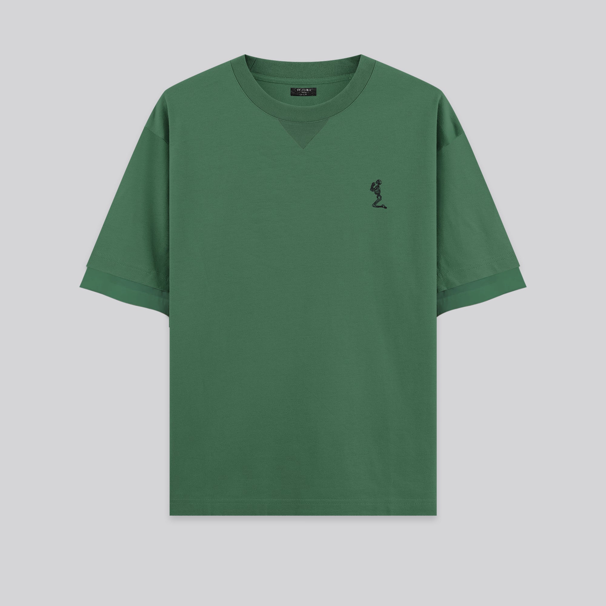 DOUBLE SLEEVE T-SHIRT GREEN
