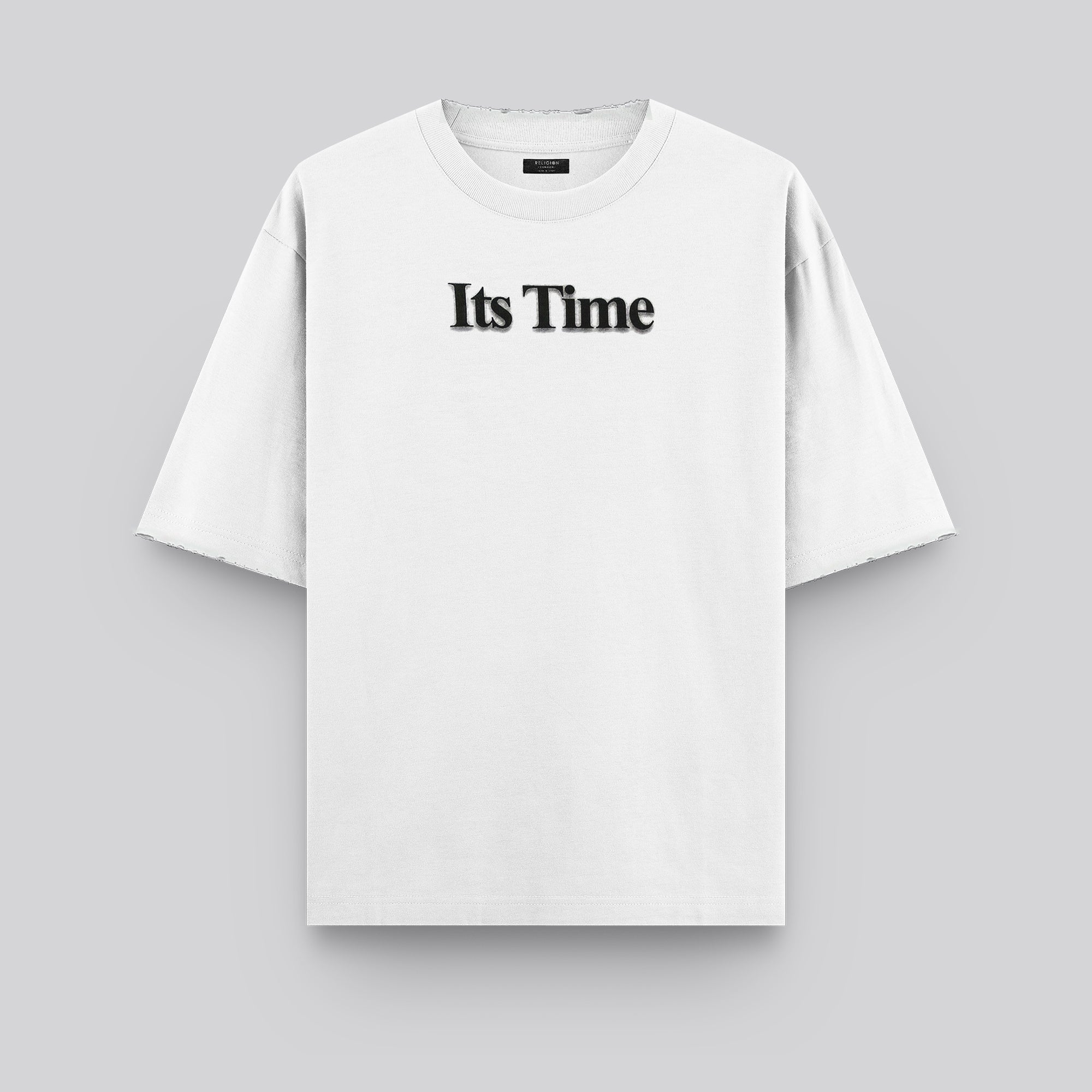 ITS TIME BLURRED T-SHIRT WHITE
