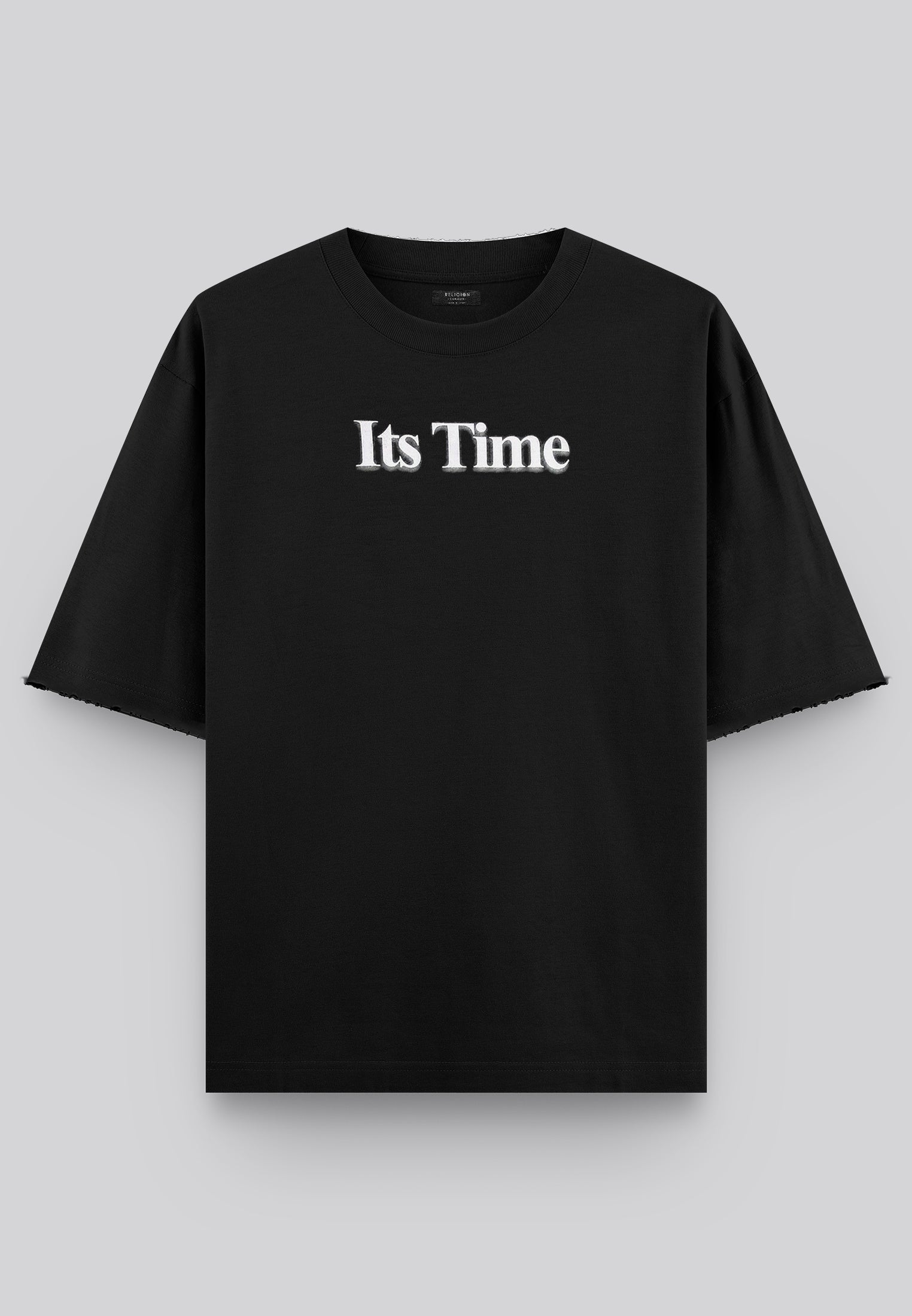 ITS TIME BLURRED T-SHIRT BLACK