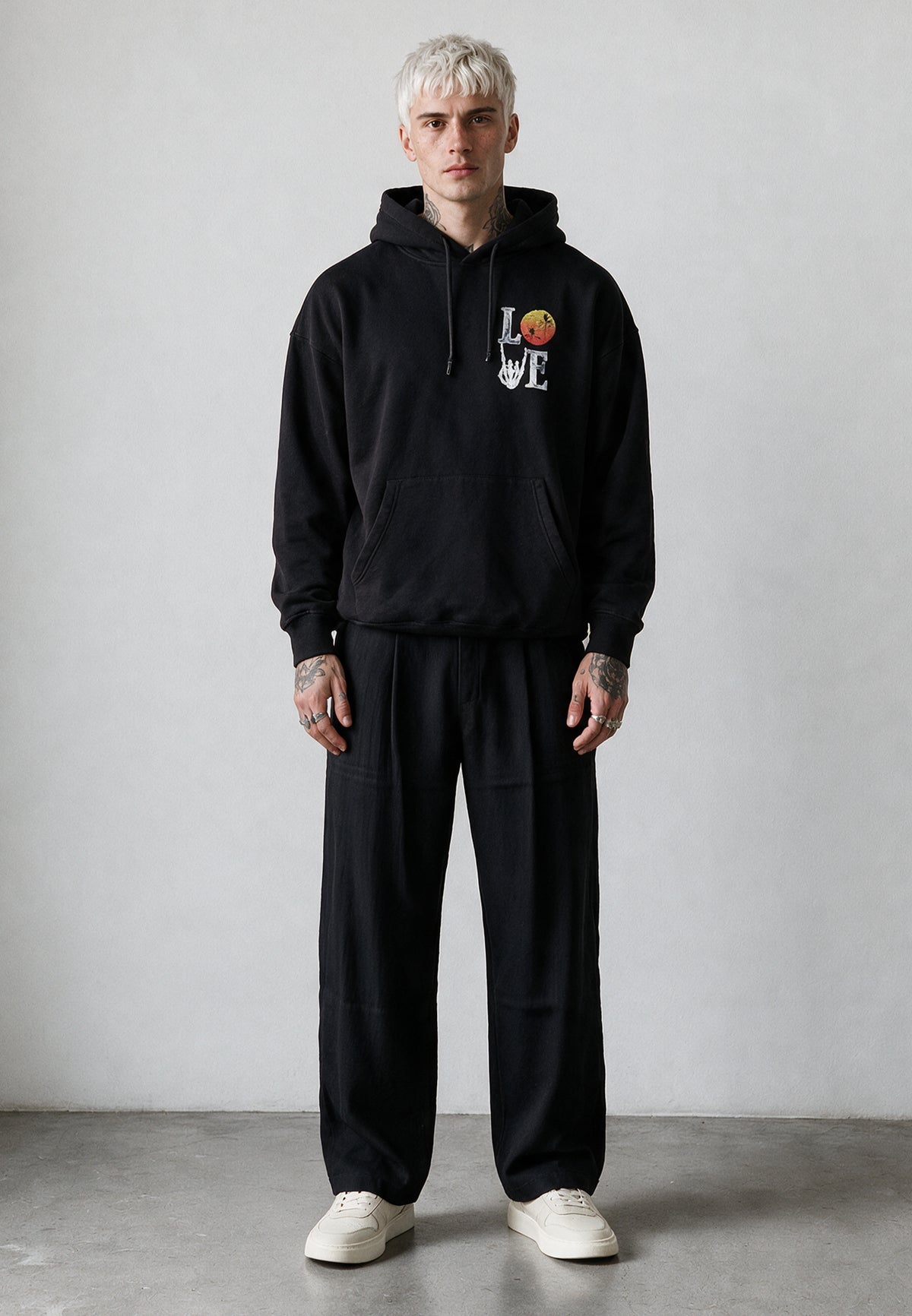 SUMMER LOVE HOODIE BLACK