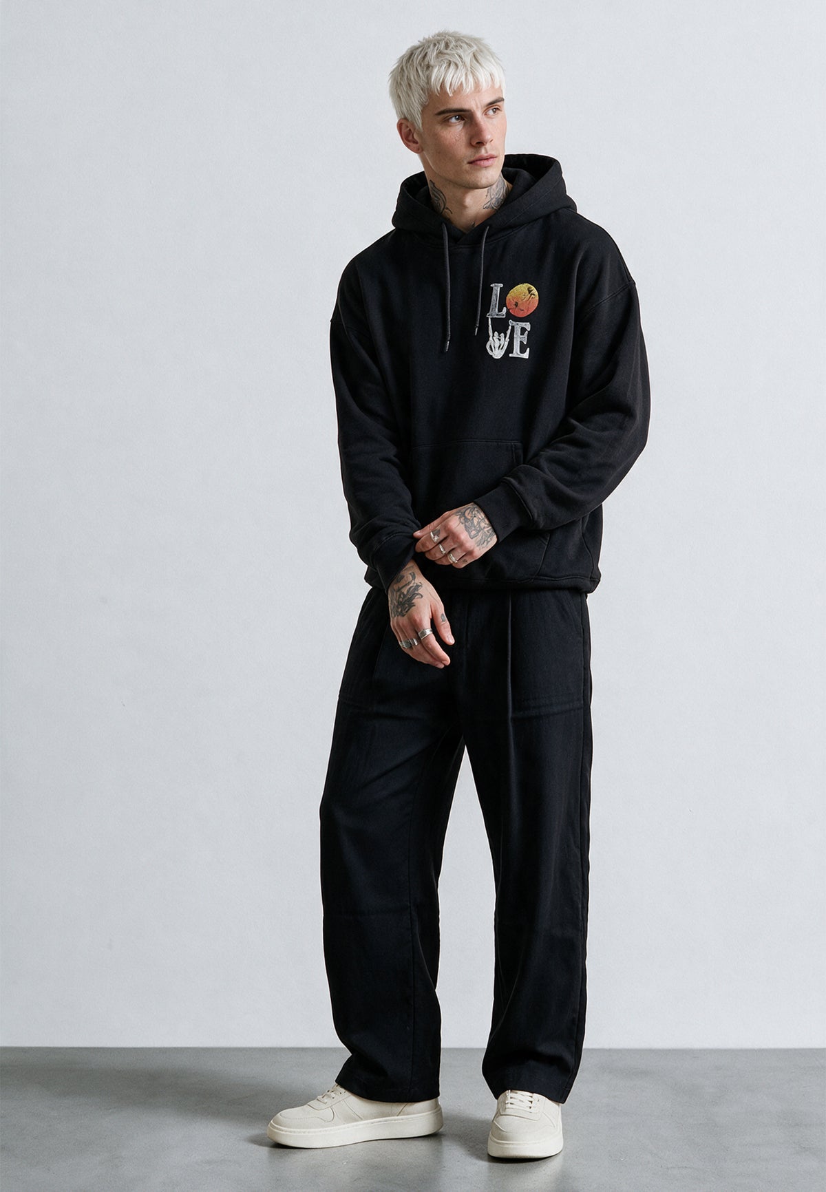 SUMMER LOVE HOODIE BLACK