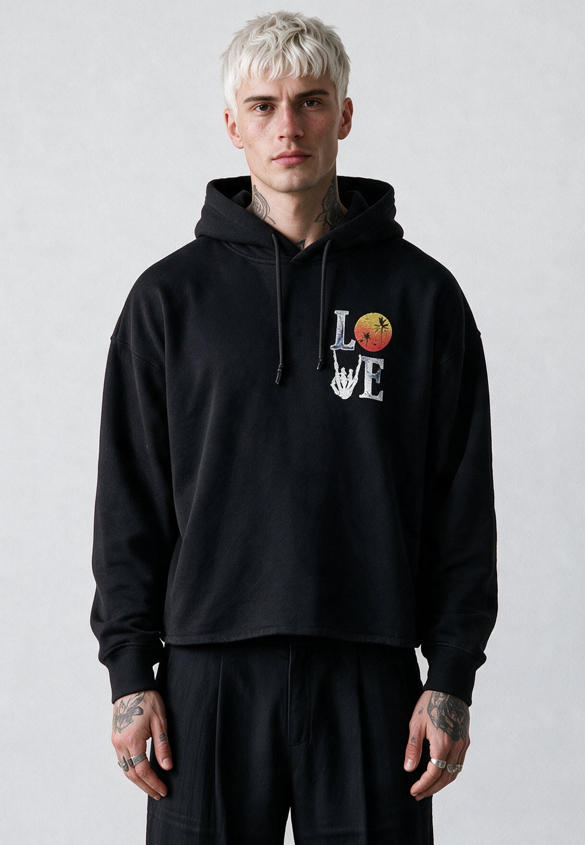 SUMMER LOVE HOODIE BLACK