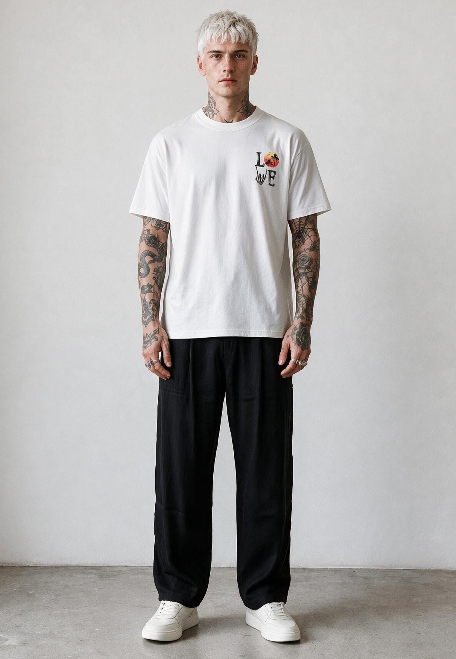 SUMMER LOVE REGULAR FIT T-SHIRT OFF WHITE