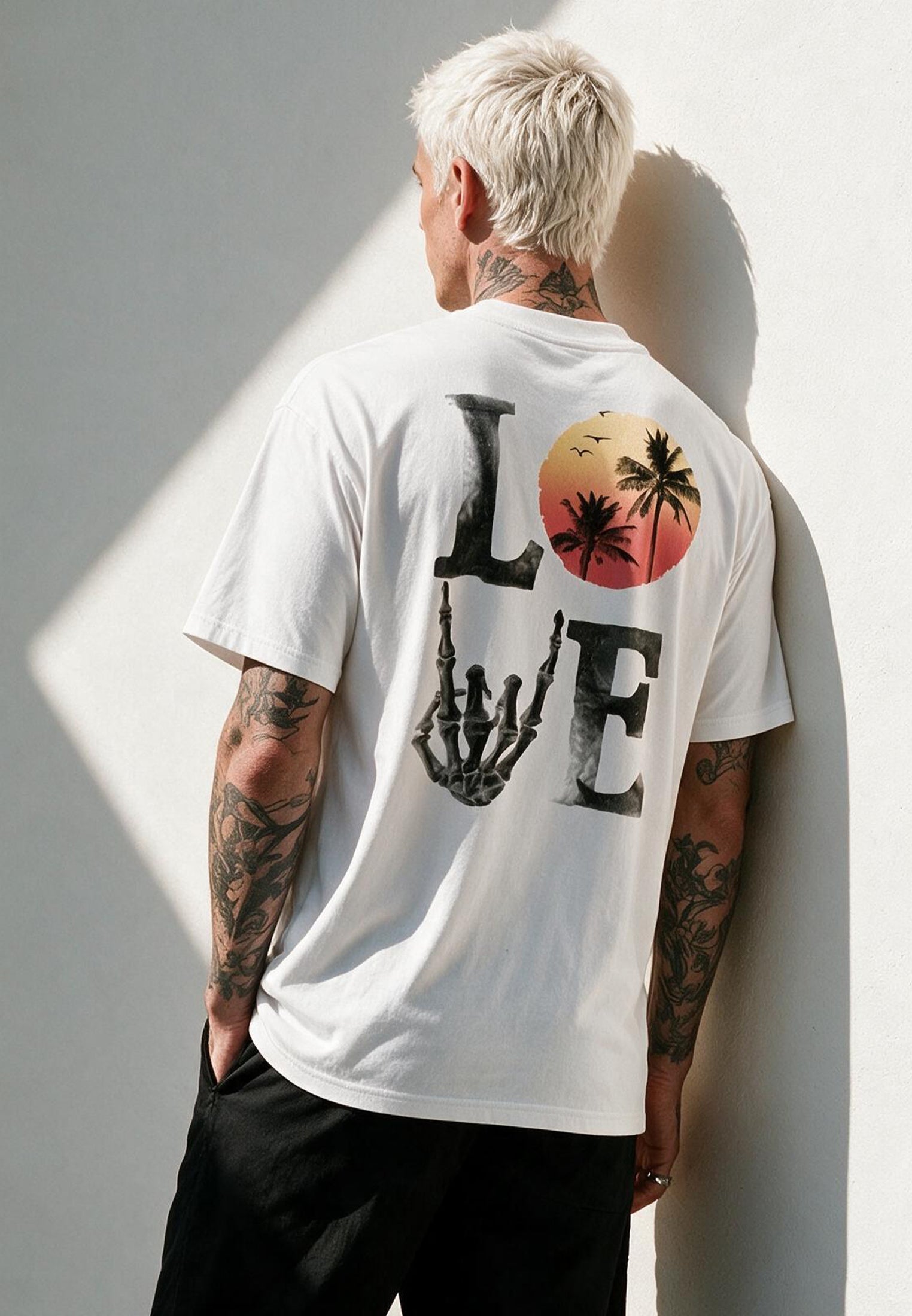 SUMMER LOVE REGULAR FIT T-SHIRT OFF WHITE