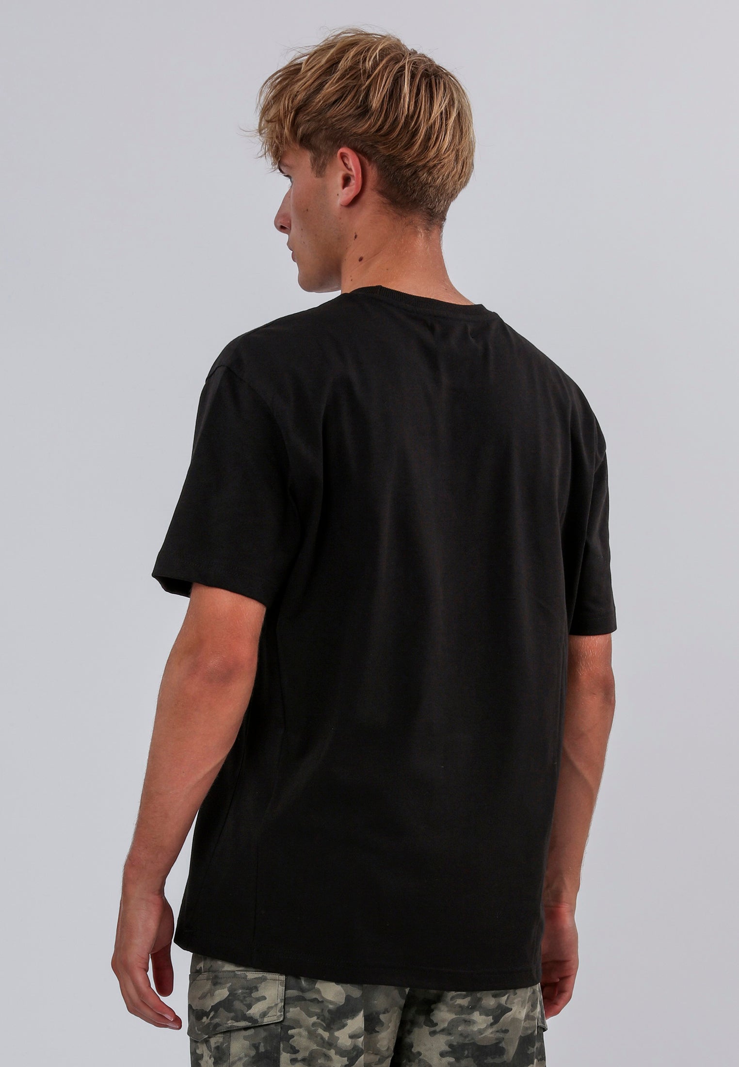 RELIGION APPLIQUE T-SHIRT BLACK