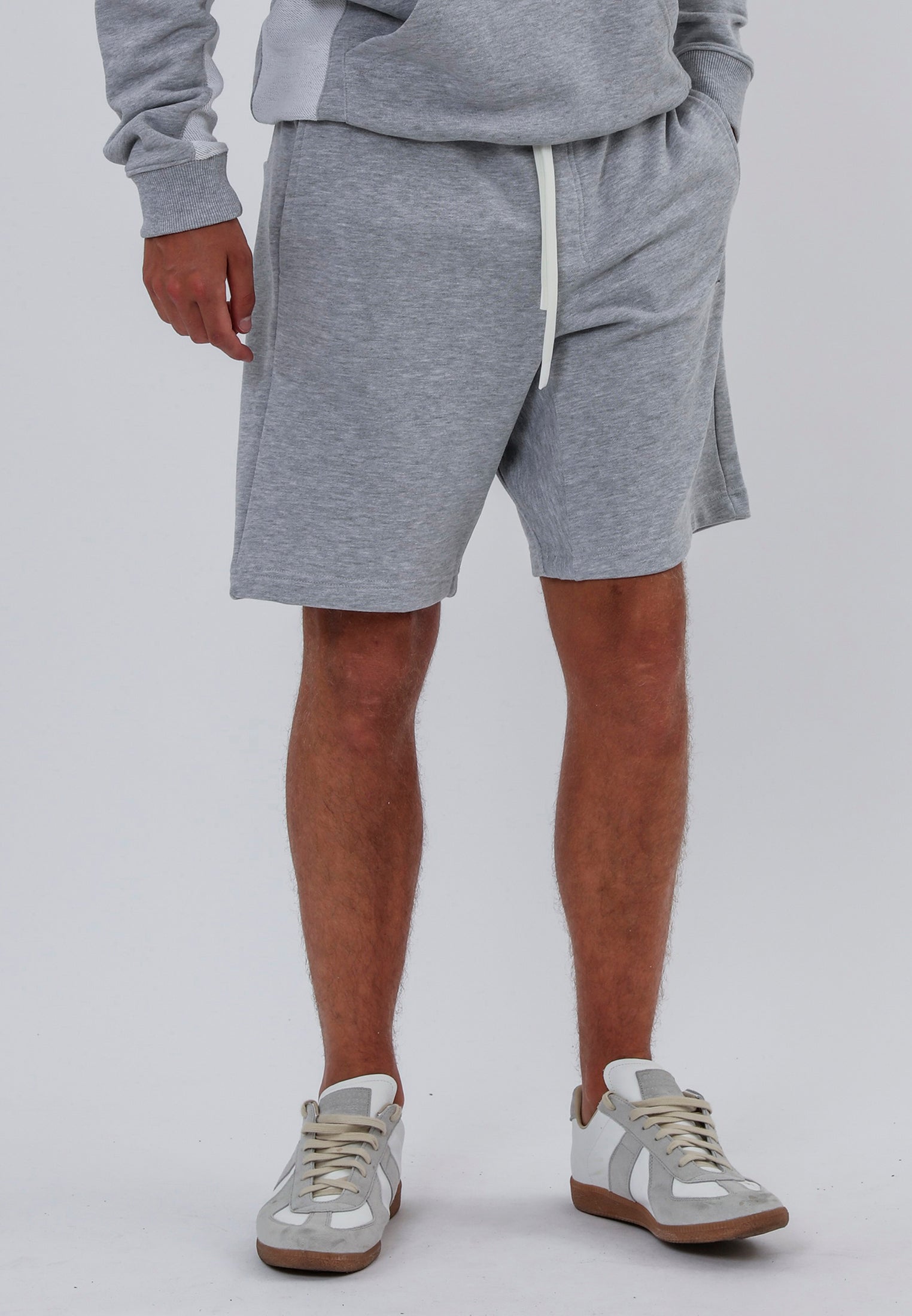 REVERSE SHORTS GREY MARL