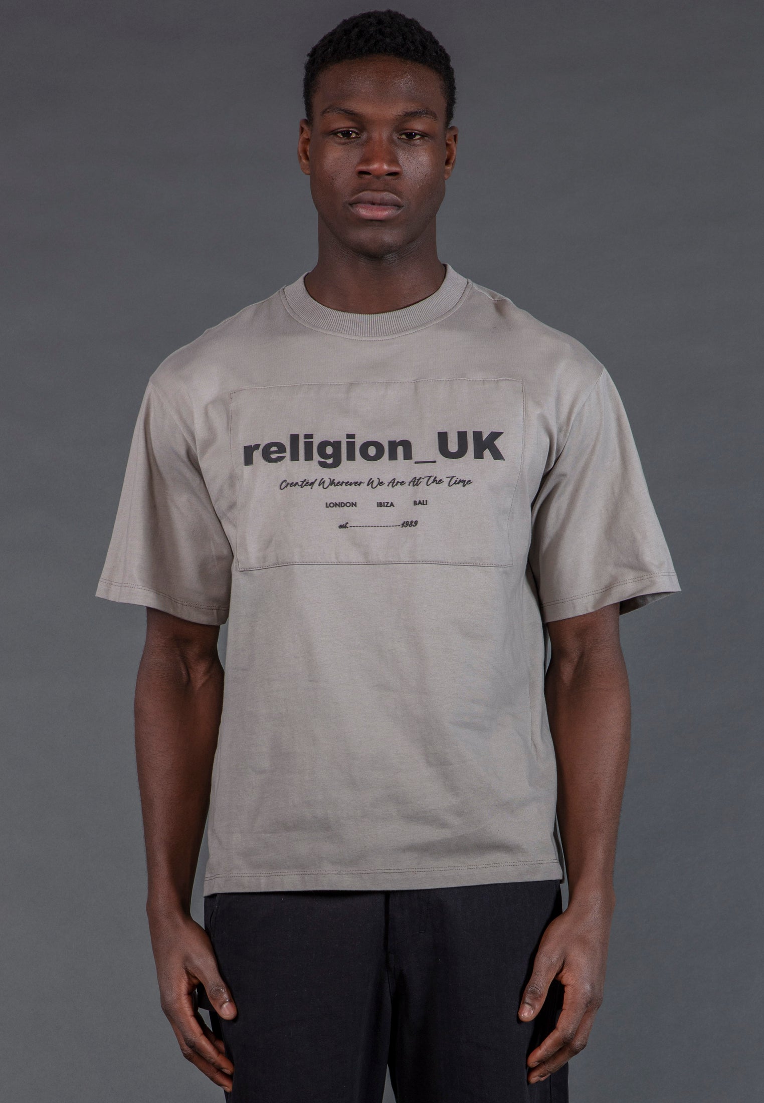 RELIGION UK T-SHIRT KHAKI