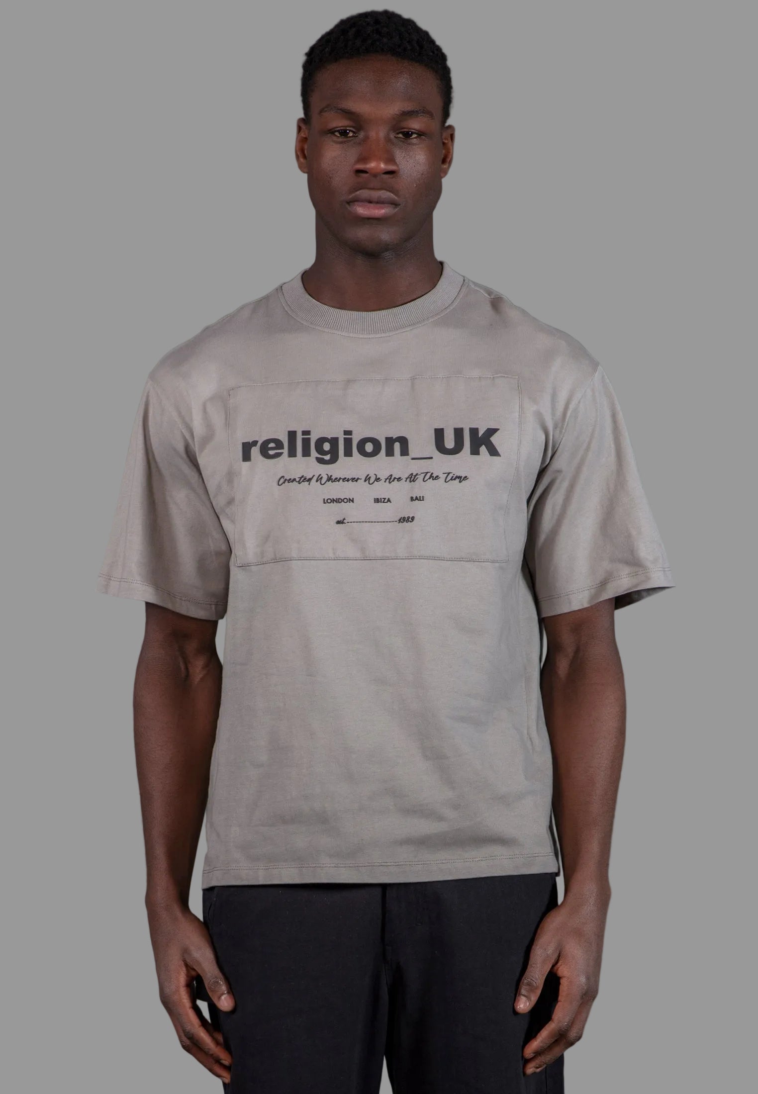 RELIGION UK T-SHIRT KHAKI