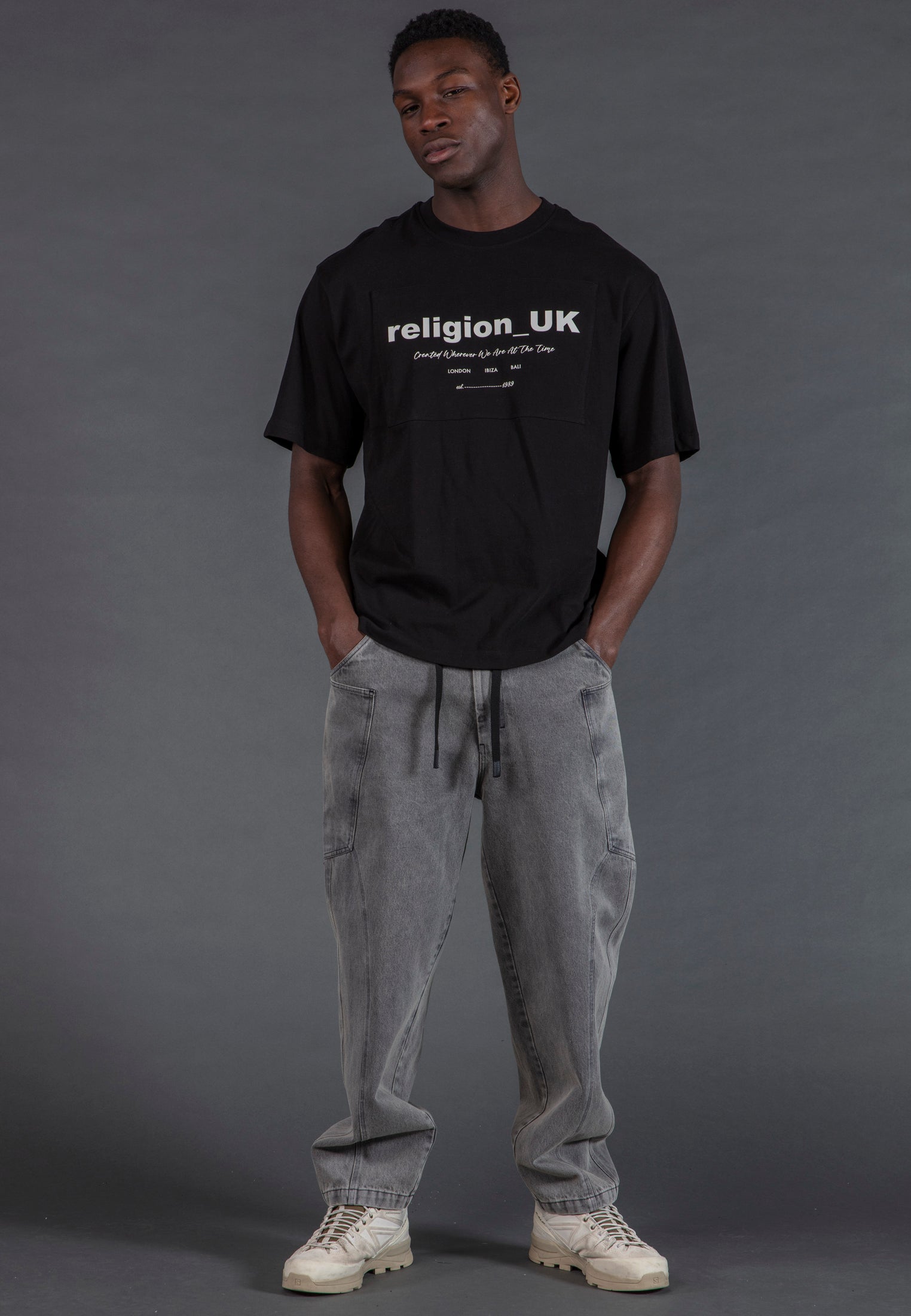 RELIGION UK T-SHIRT BLACK