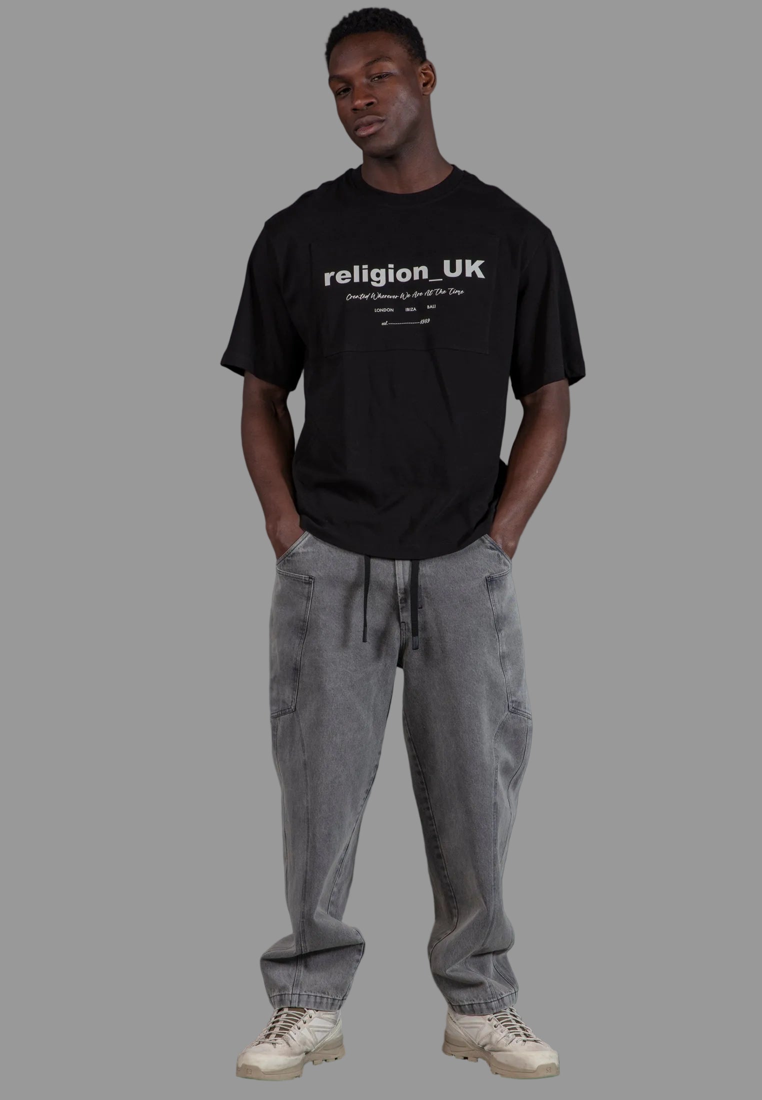 RELIGION UK T-SHIRT BLACK