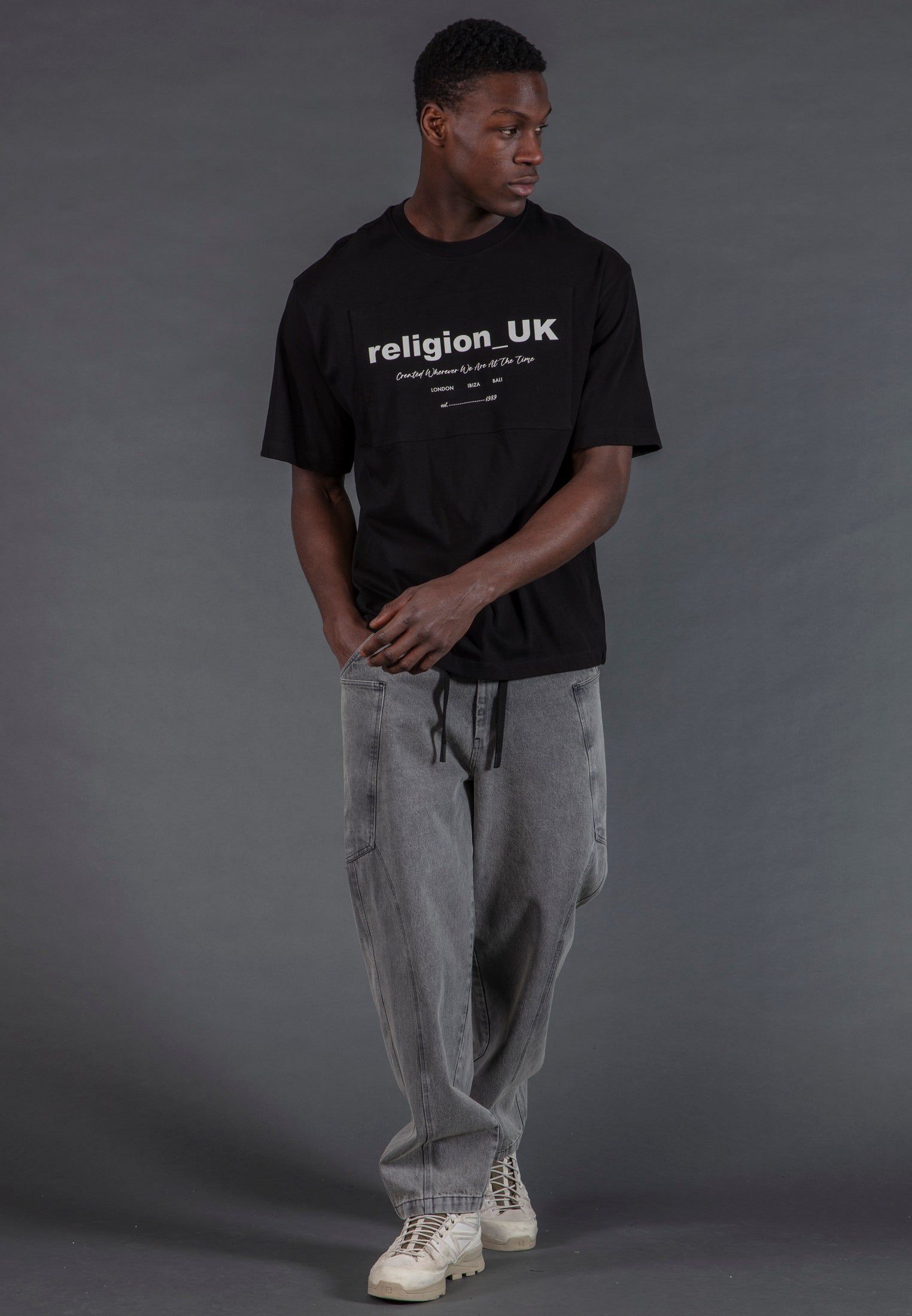 RELIGION UK T-SHIRT BLACK