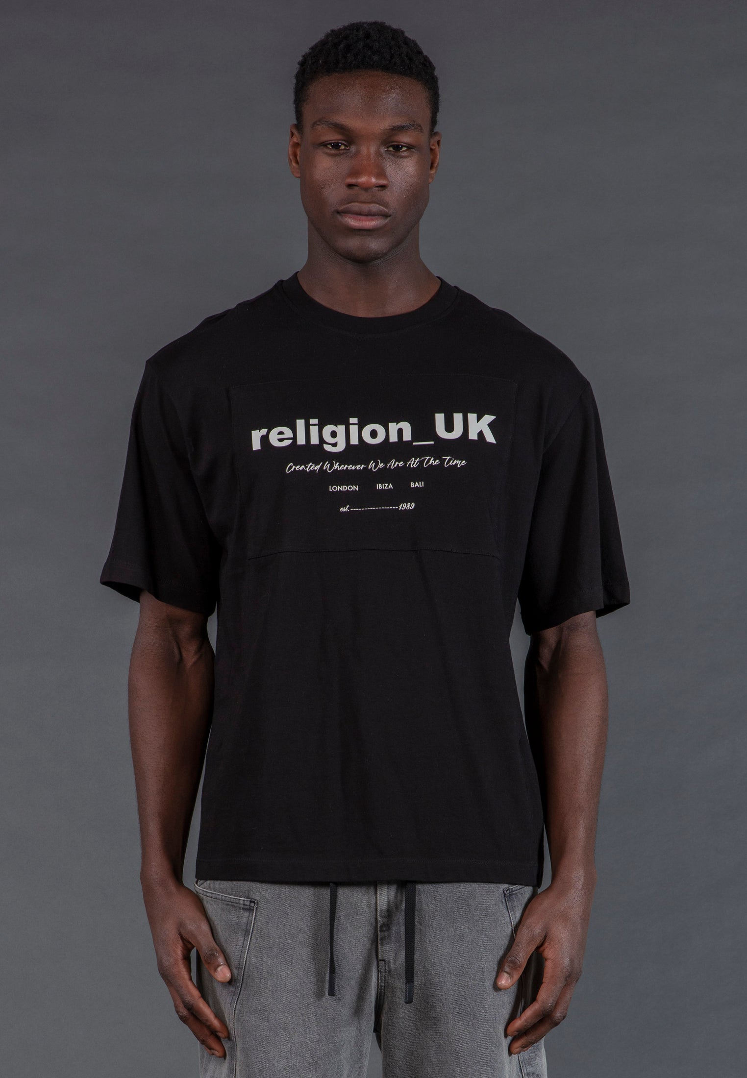 RELIGION UK T-SHIRT BLACK