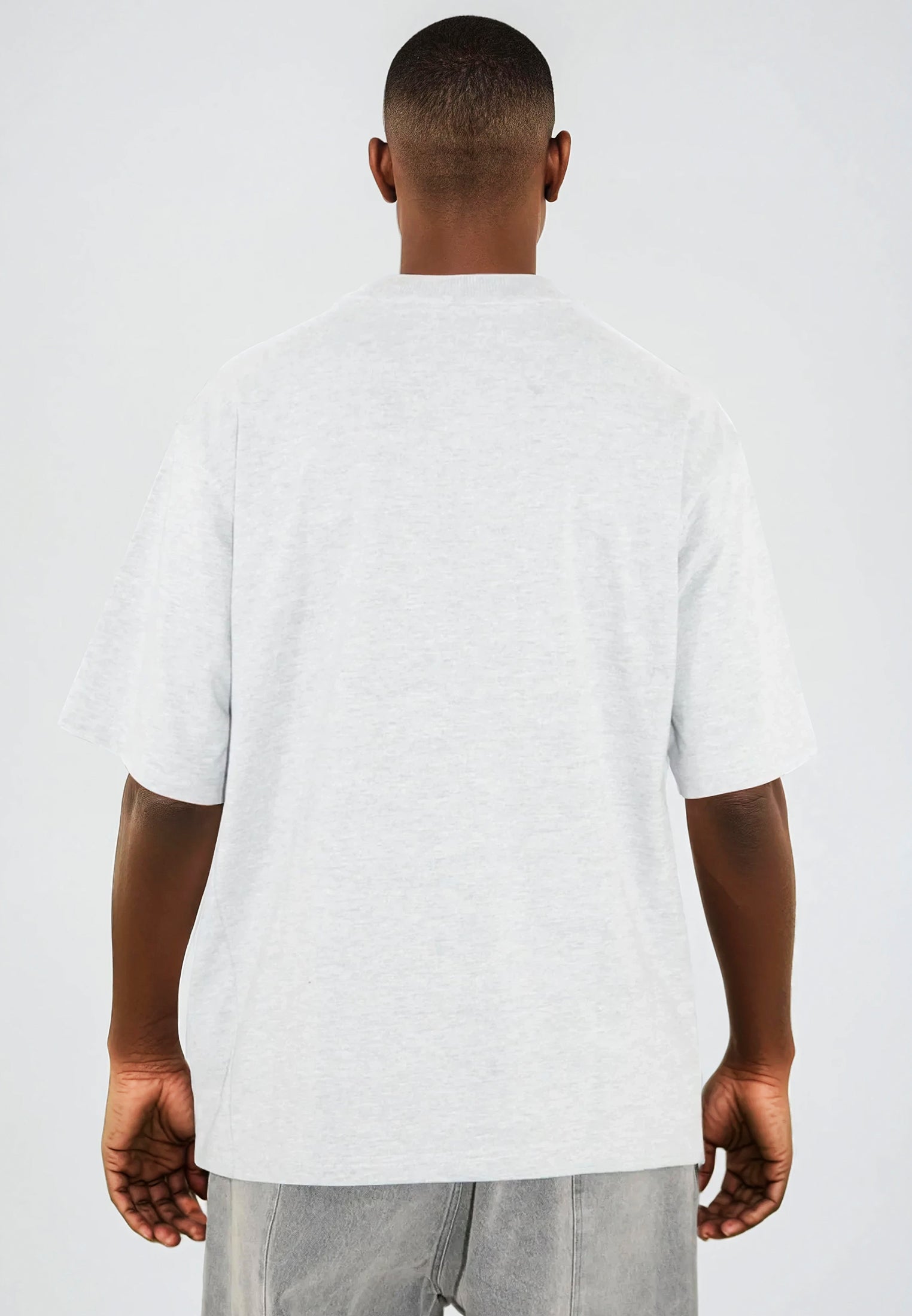 RELIGION UK T-SHIRT LIGHT GREY MARL