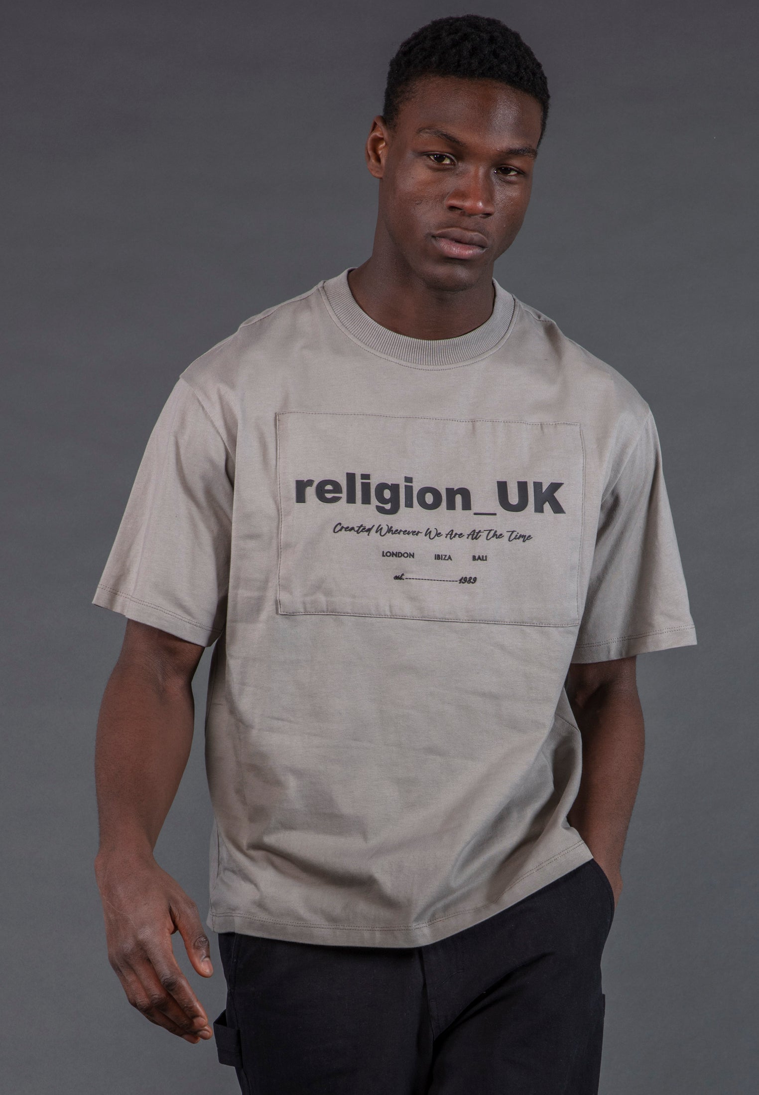 RELIGION UK T-SHIRT KHAKI