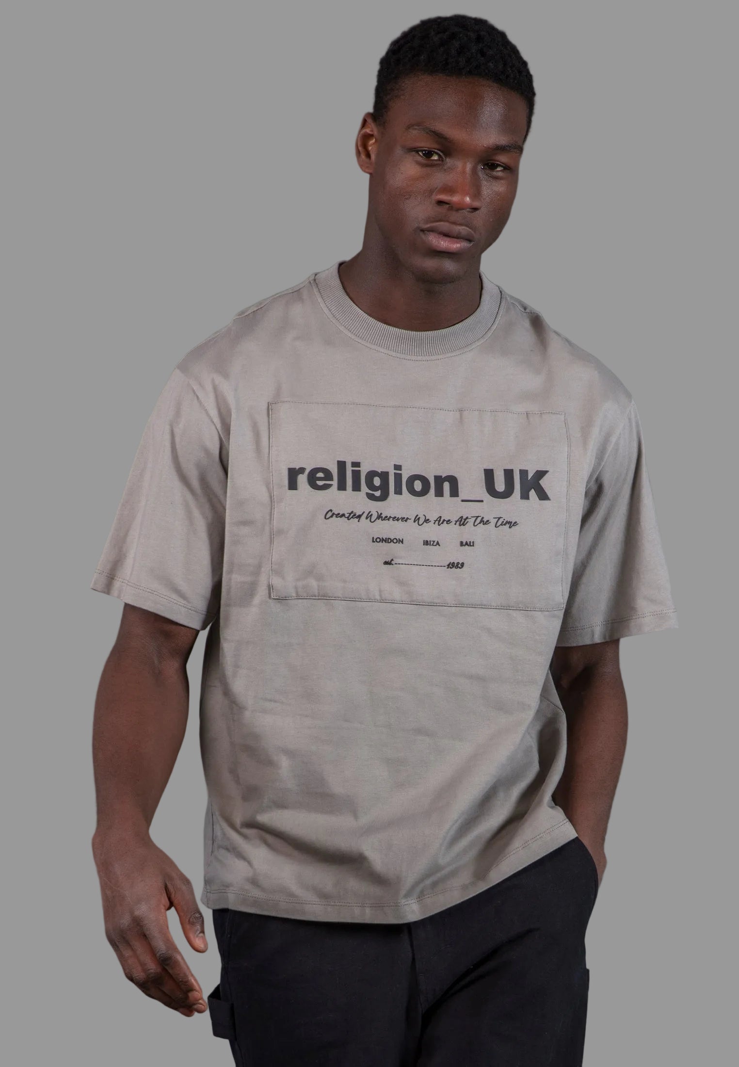 RELIGION UK T-SHIRT KHAKI