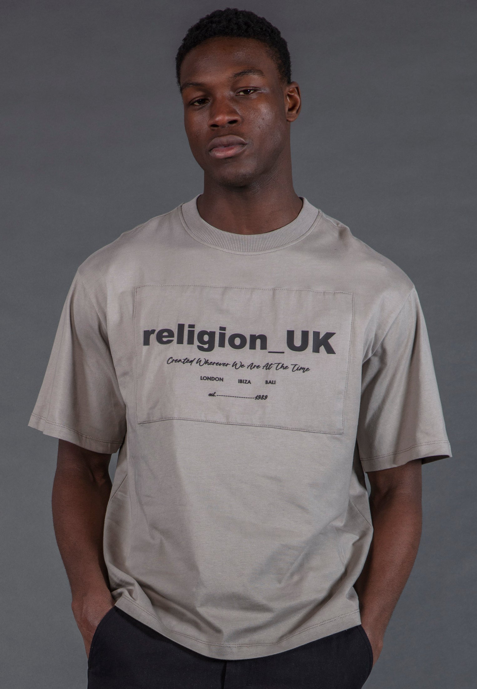 RELIGION UK T-SHIRT KHAKI
