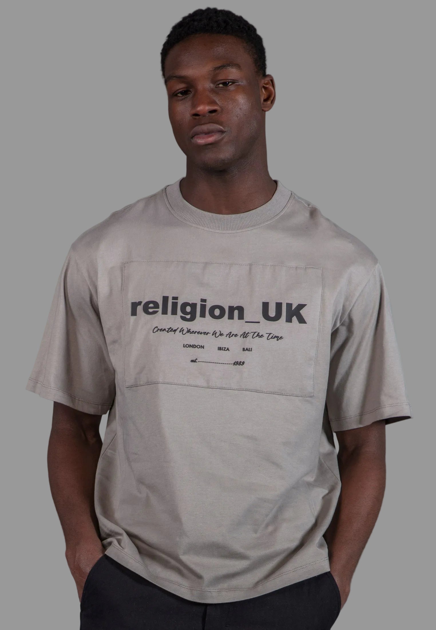 RELIGION UK T-SHIRT KHAKI
