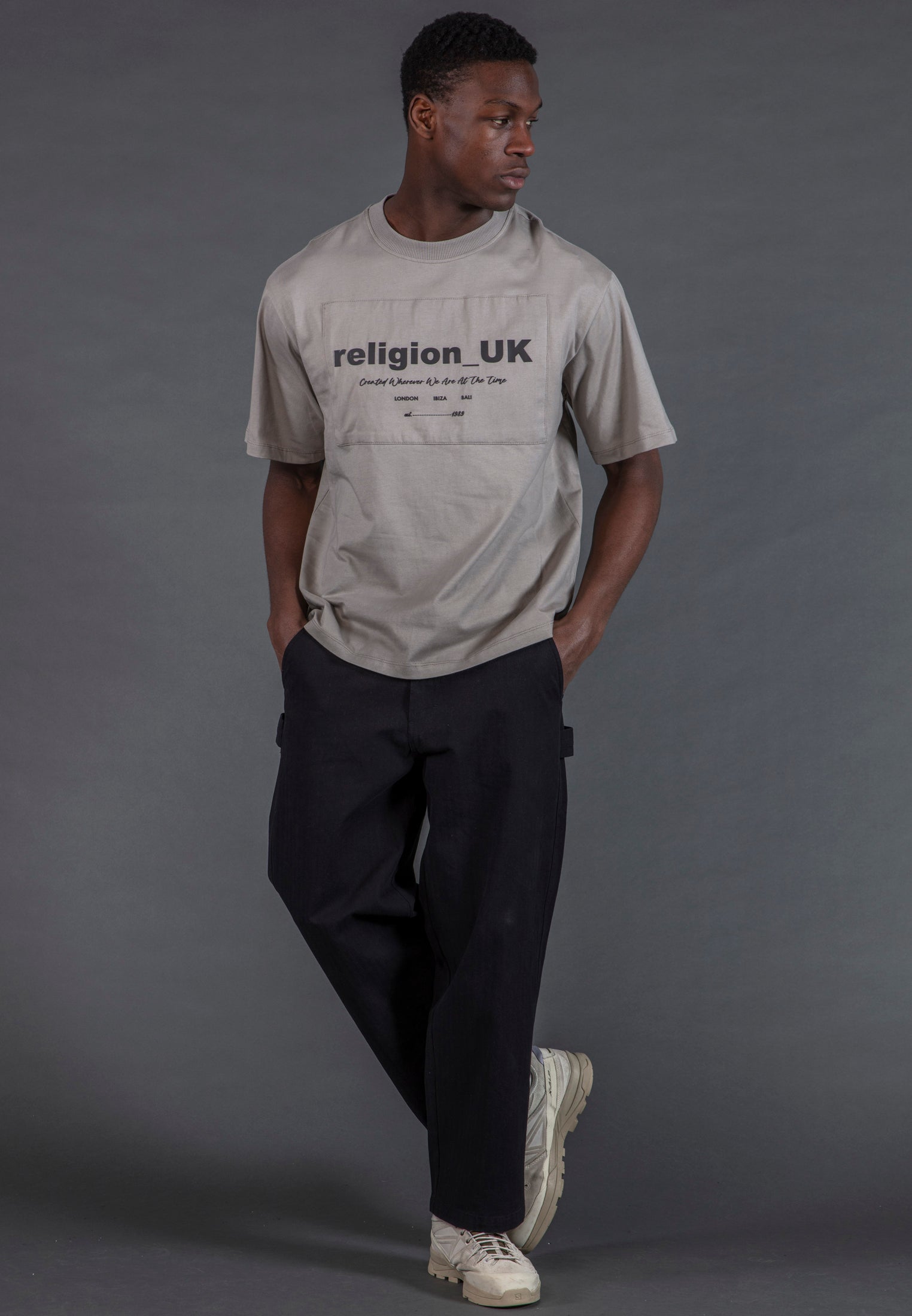 RELIGION UK T-SHIRT KHAKI