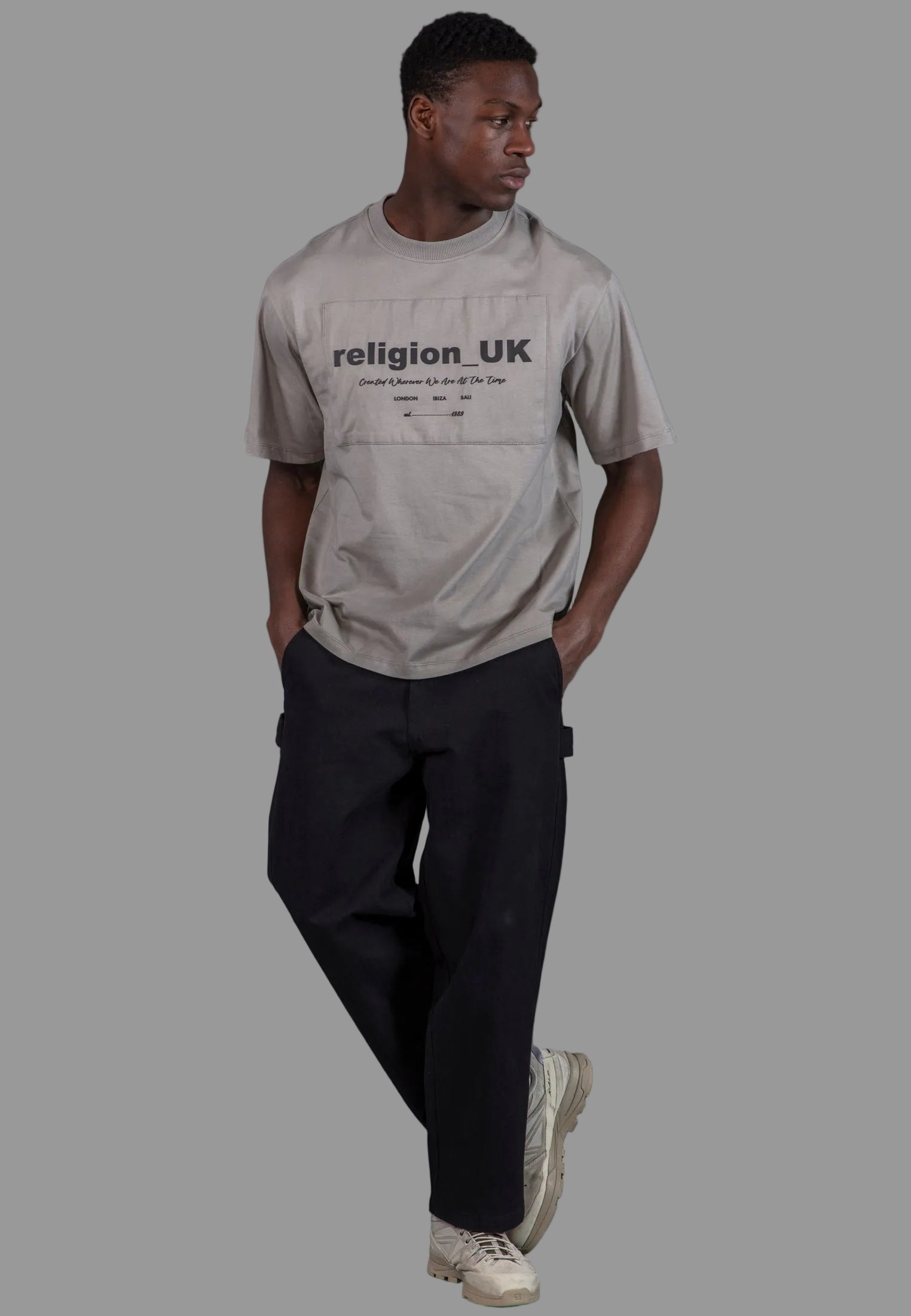 RELIGION UK T-SHIRT KHAKI