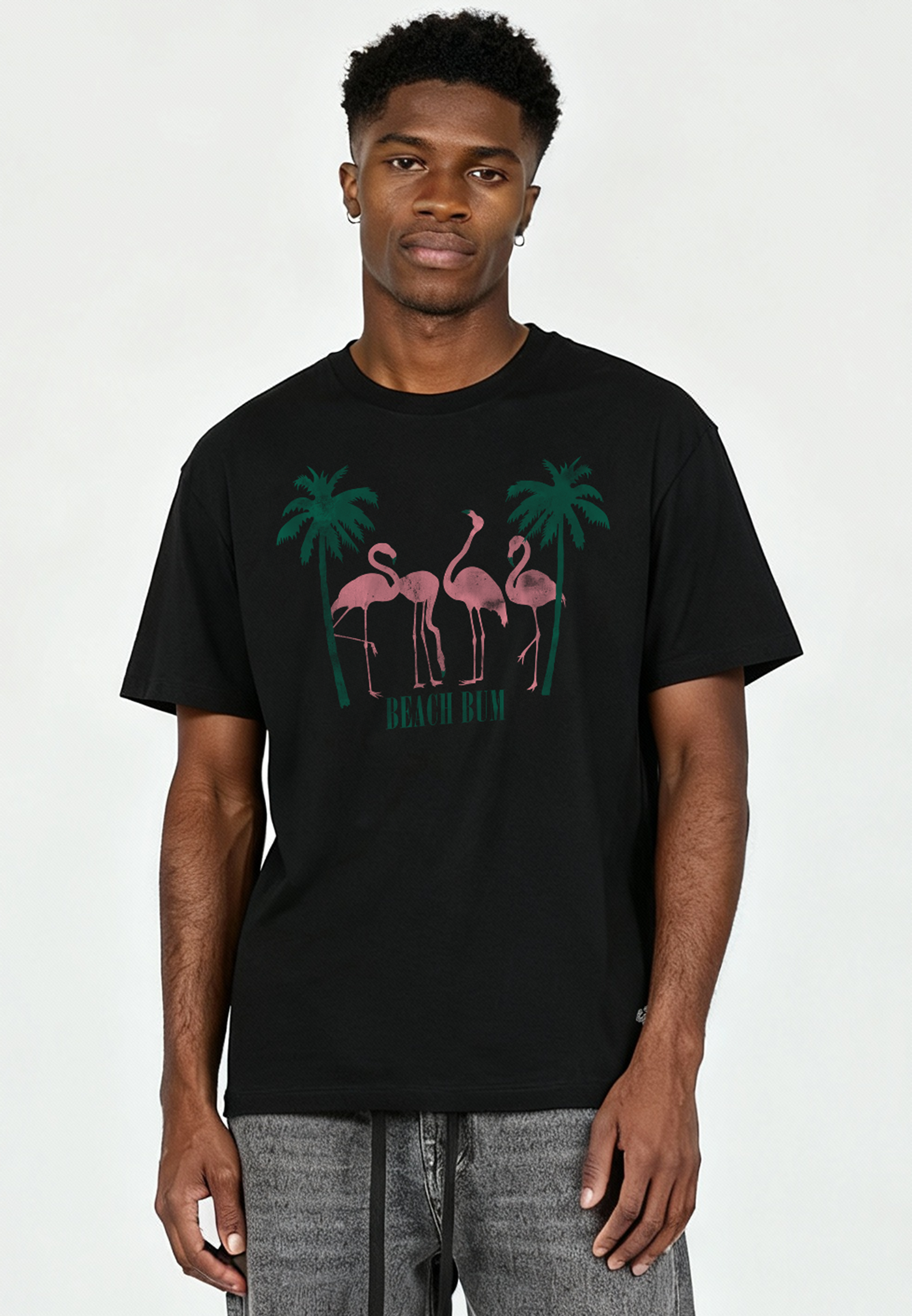 BEACH BUM T-SHIRT BLACK