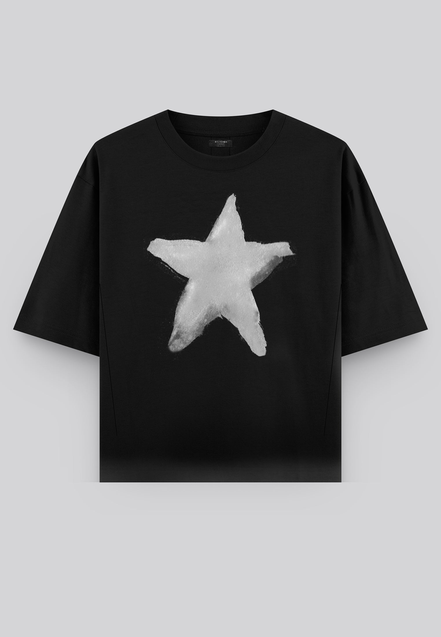 STAR CROP T-SHIRT BLACK