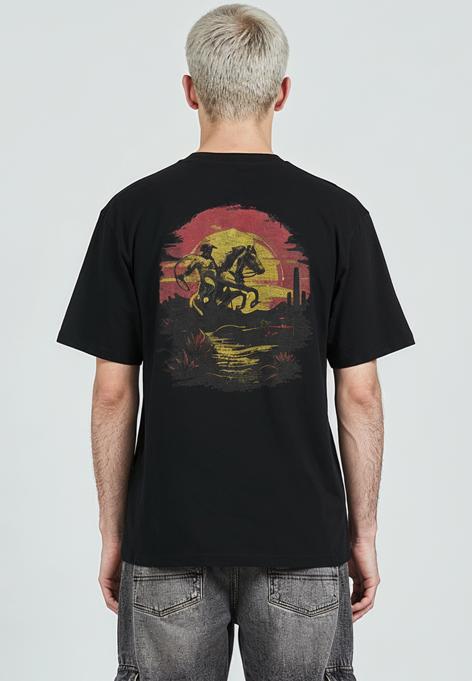 BORN TO RIDE T-SHIRT BLACK