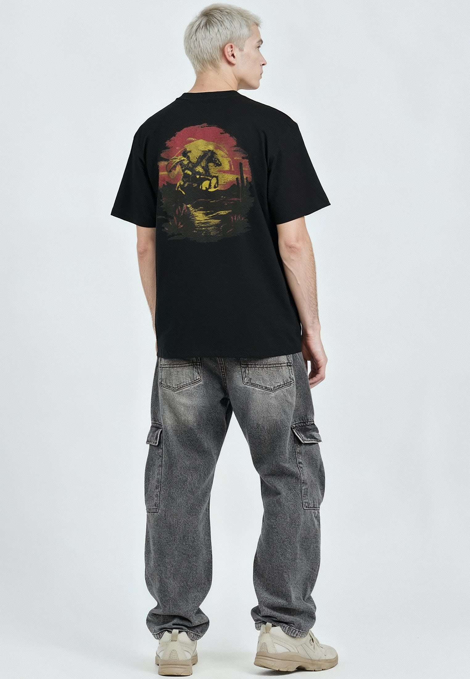 BORN TO RIDE T-SHIRT BLACK