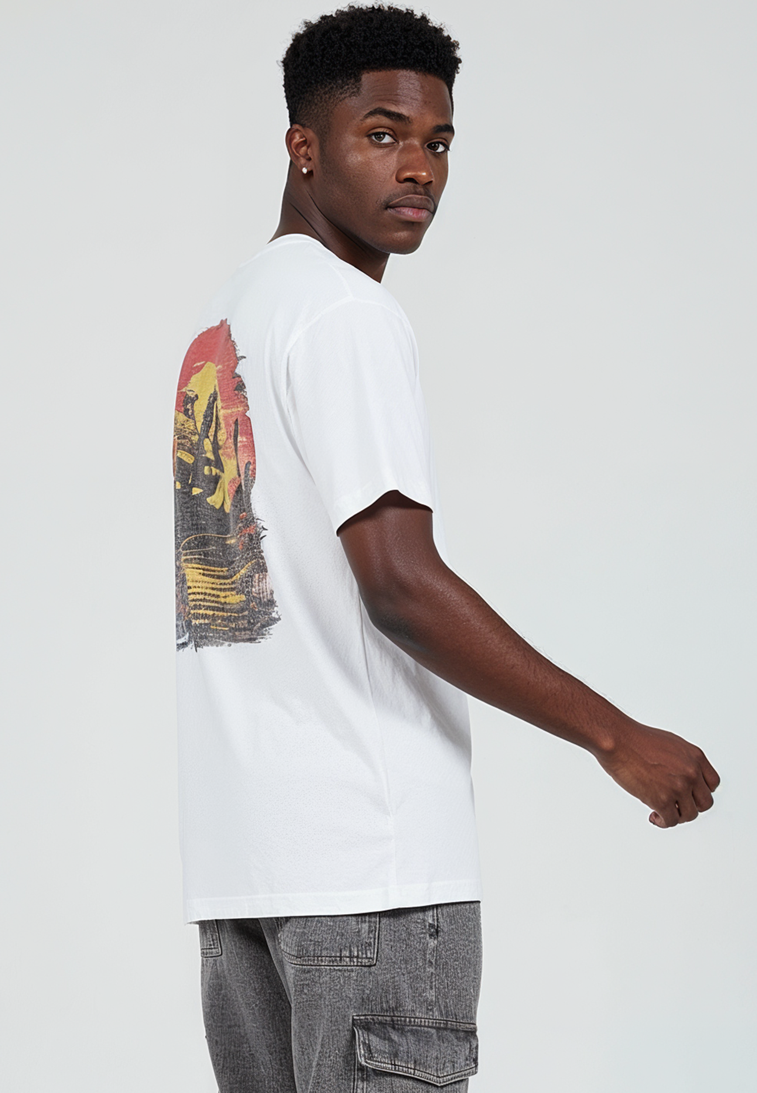 BORN TO RIDE T-SHIRT WHITE