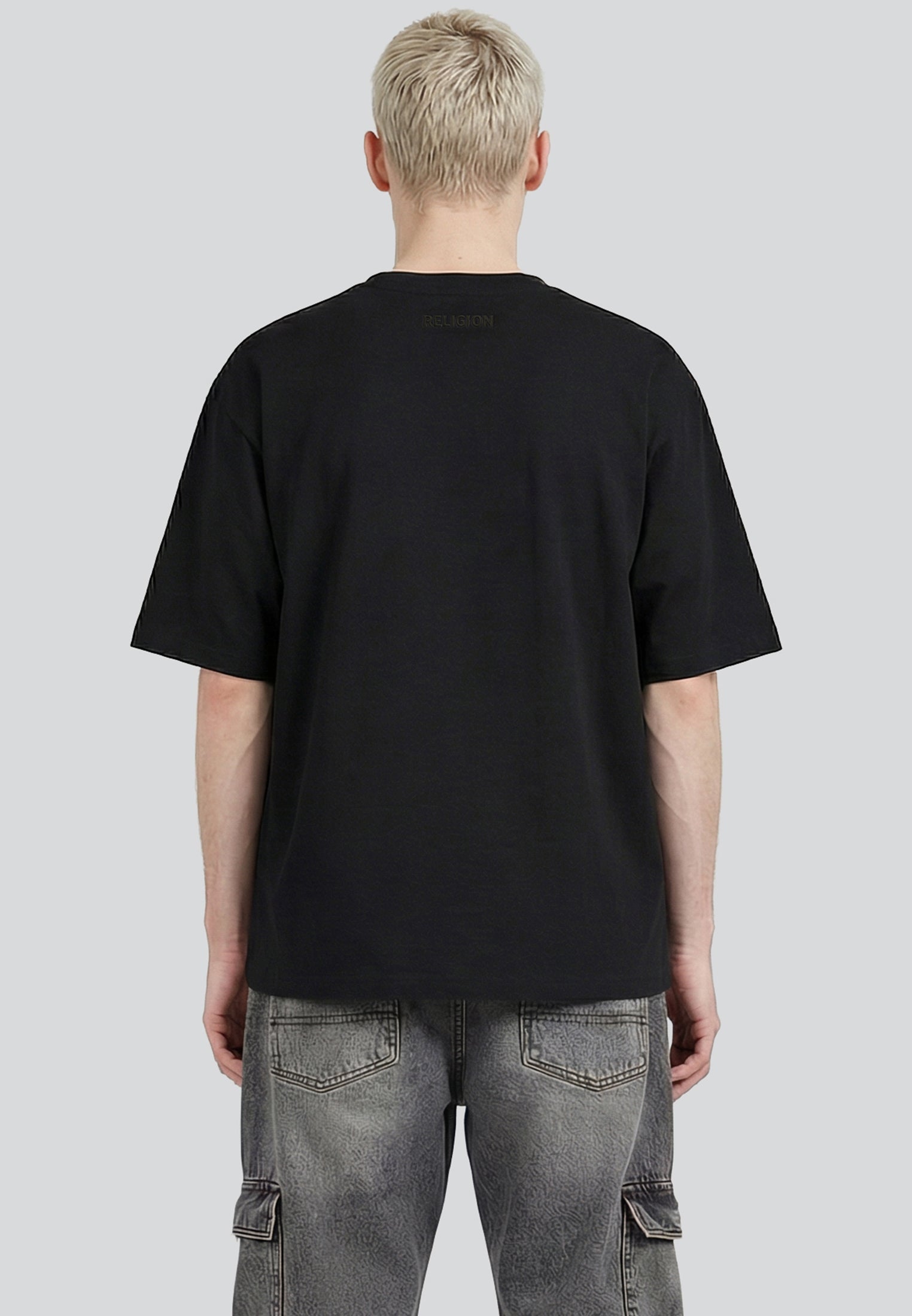 BOLT CROP T-SHIRT BLACK