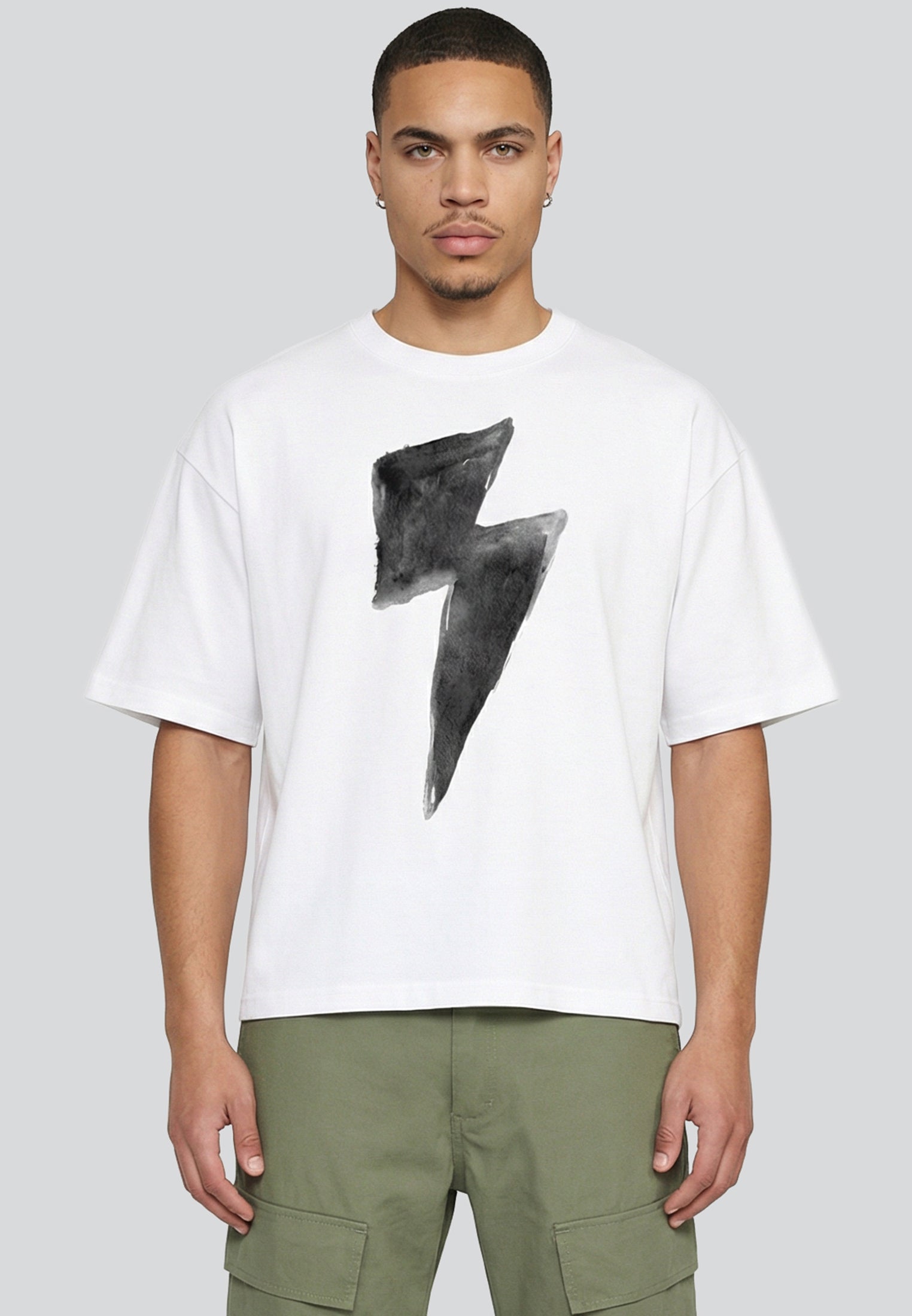 BOLT CROP T-SHIRT WHITE