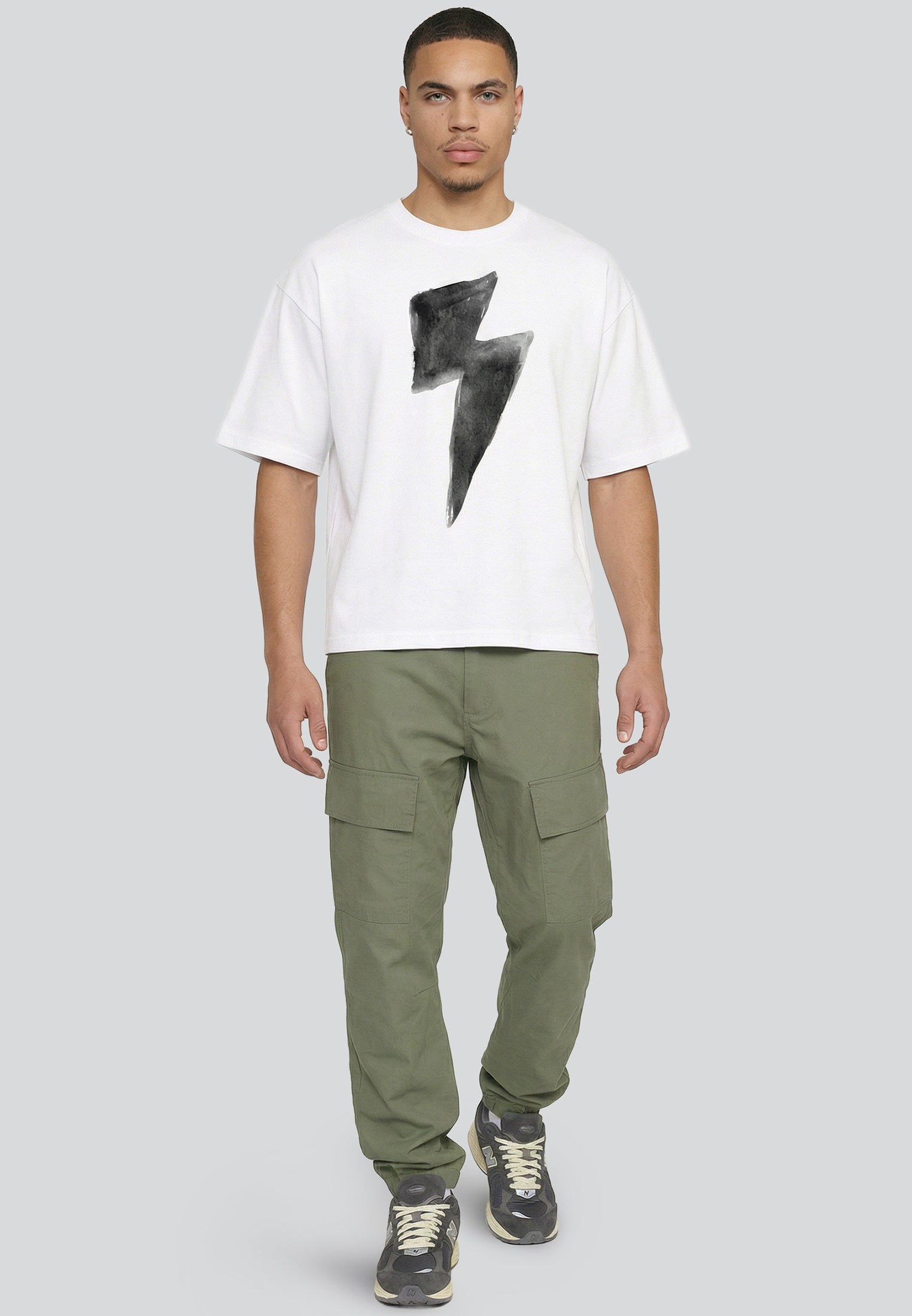 BOLT CROP T-SHIRT WHITE