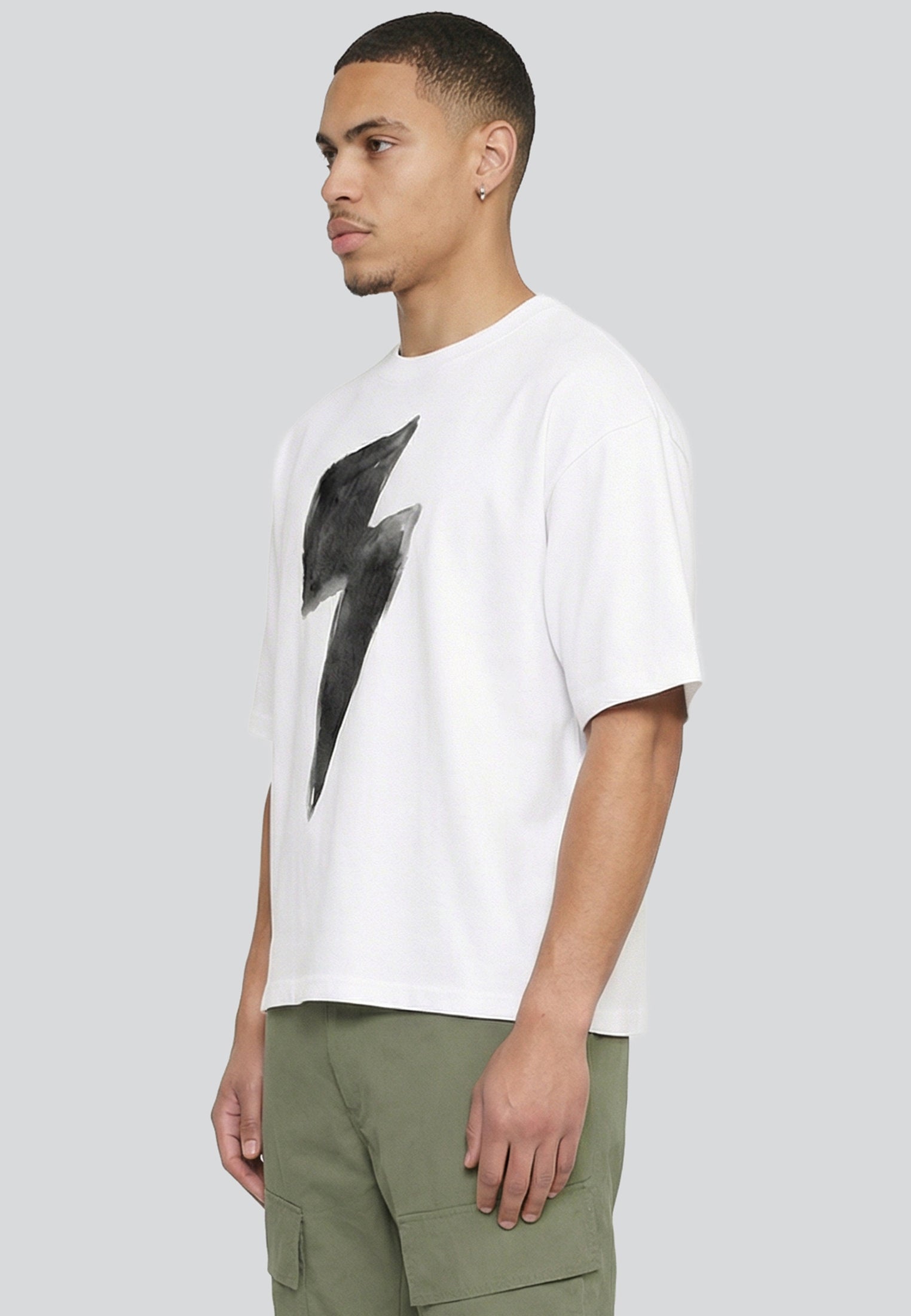 BOLT CROP T-SHIRT WHITE