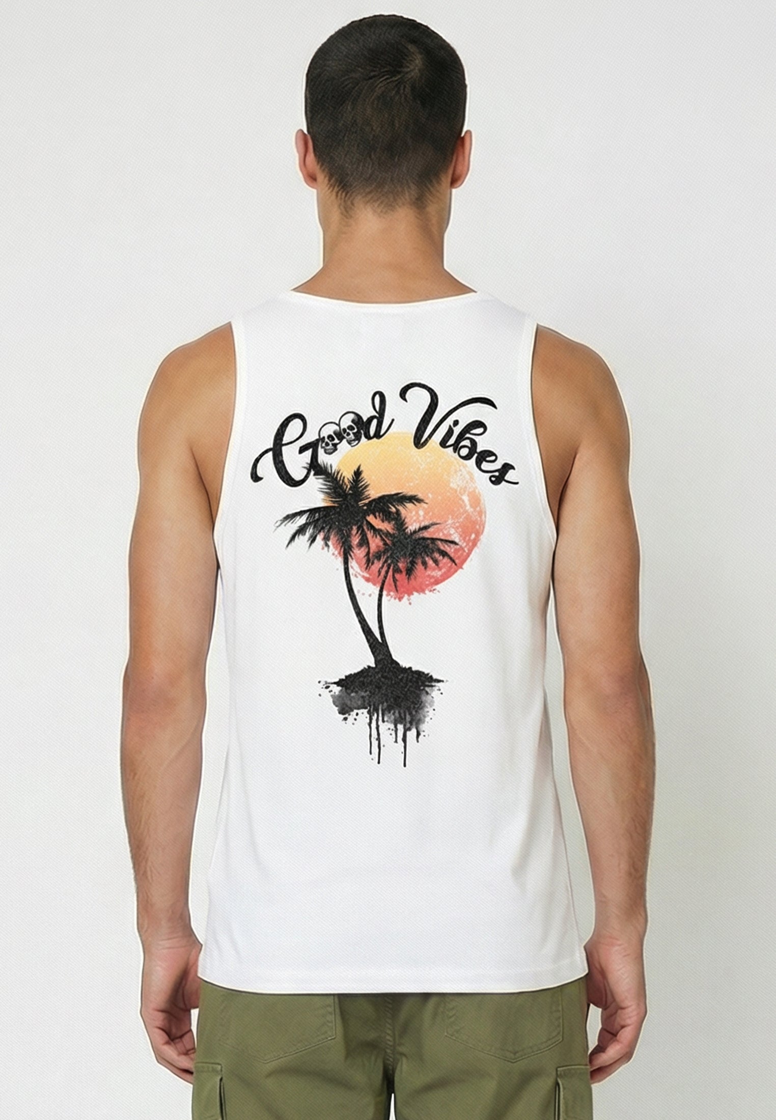 GOOD VIBES VEST WHITE