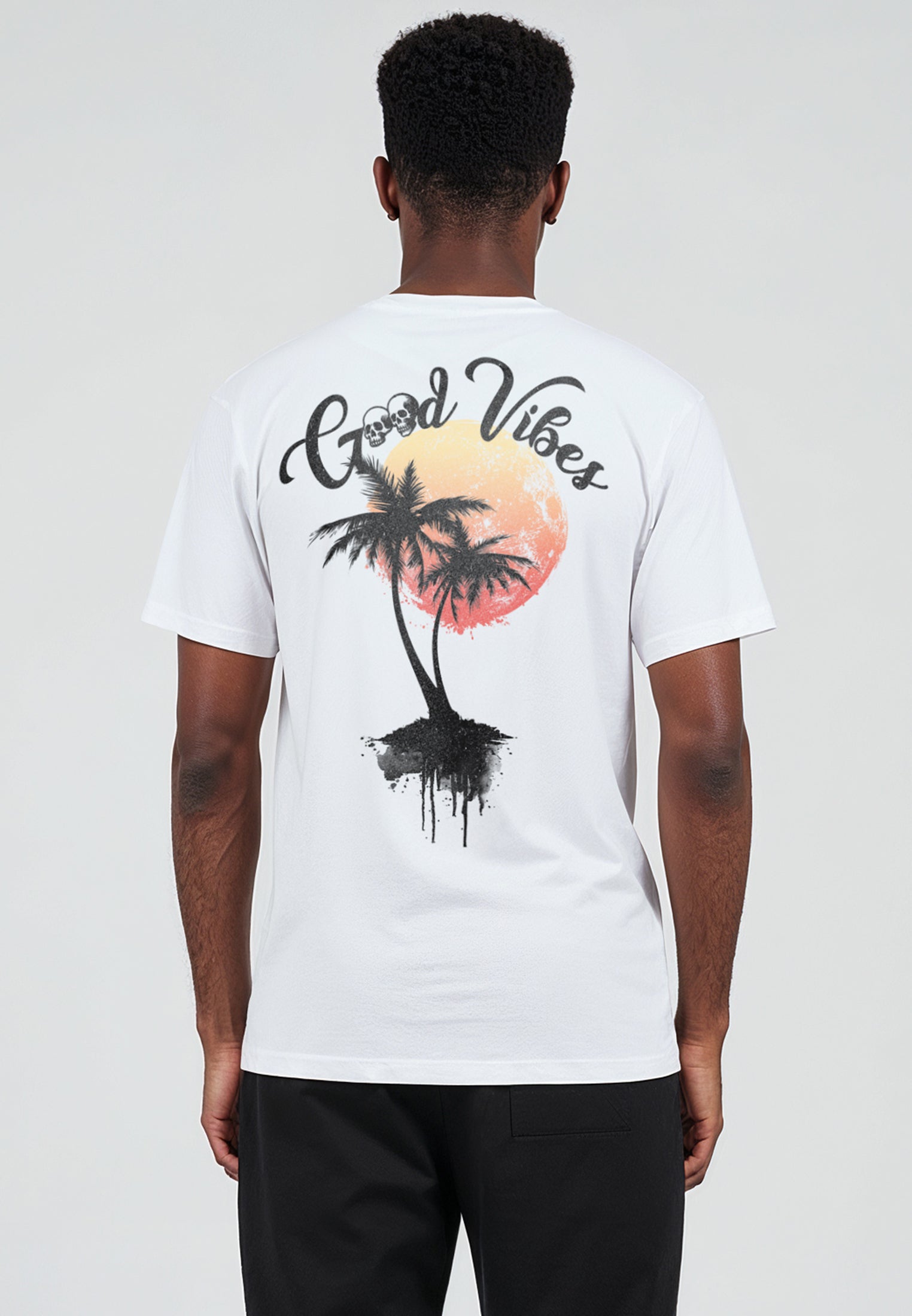 GOOD VIBES T-SHIRT WHITE