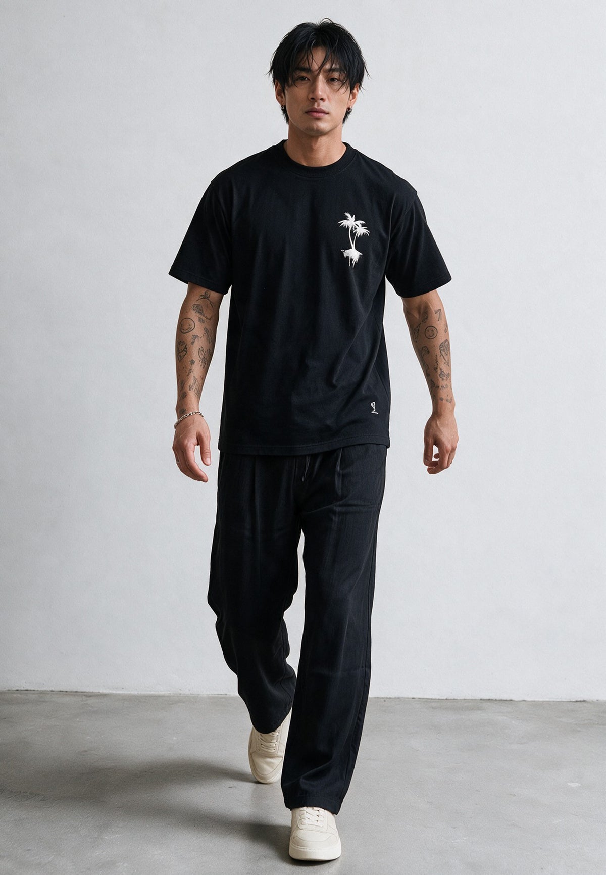 GOOD VIBES T-SHIRT BLACK