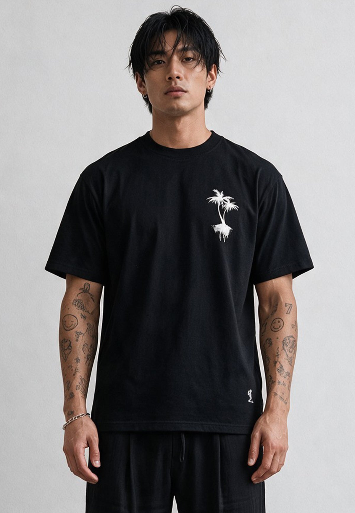 GOOD VIBES T-SHIRT BLACK