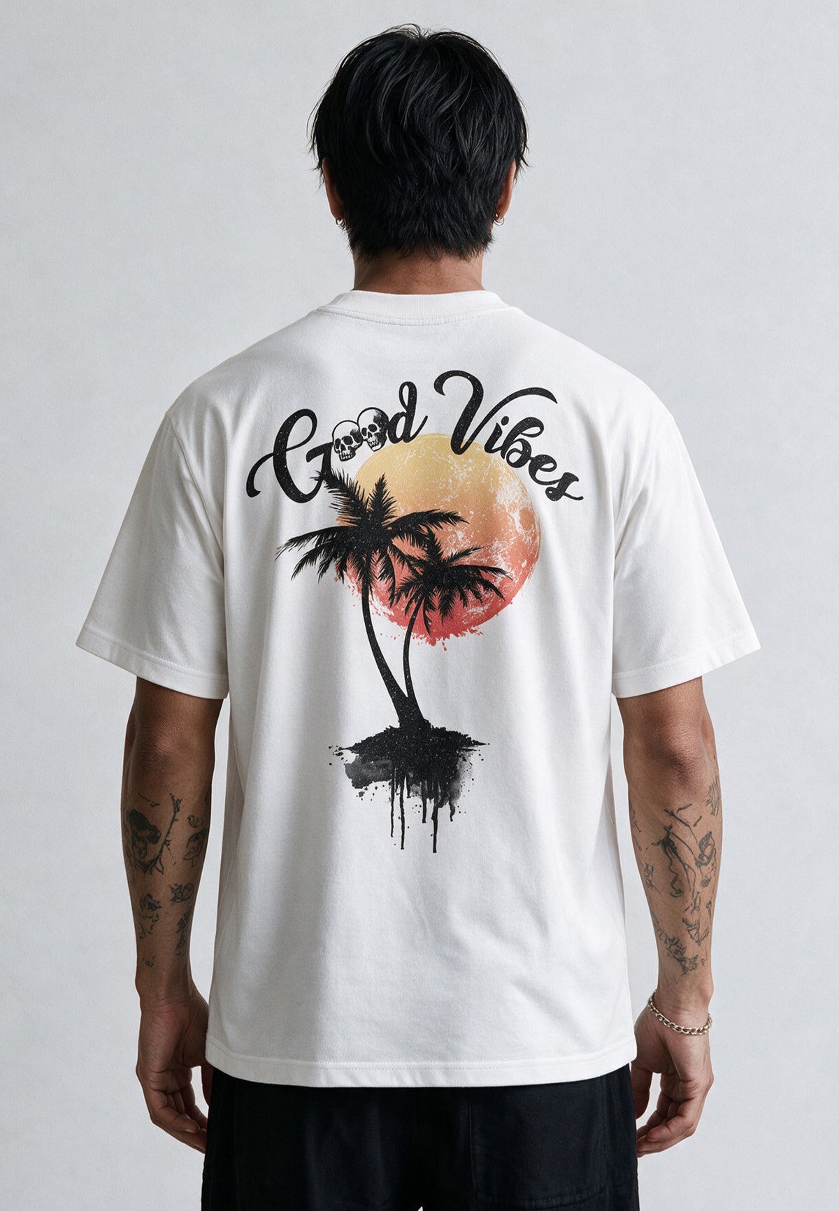 GOOD VIBES T-SHIRT WHITE