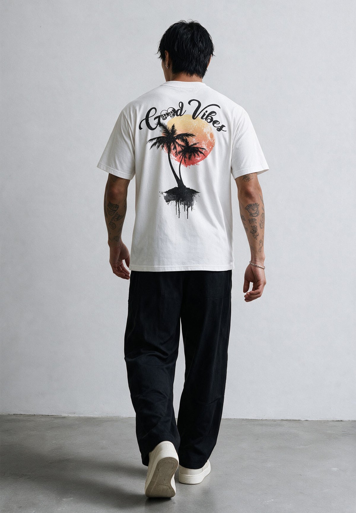 GOOD VIBES T-SHIRT WHITE