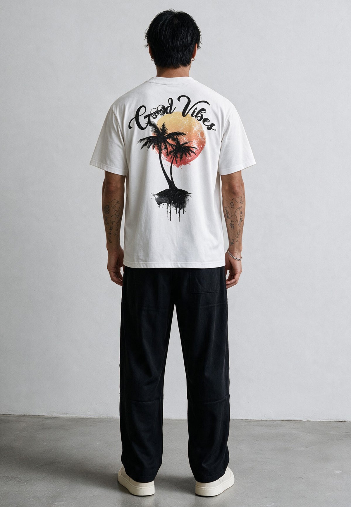 GOOD VIBES T-SHIRT WHITE