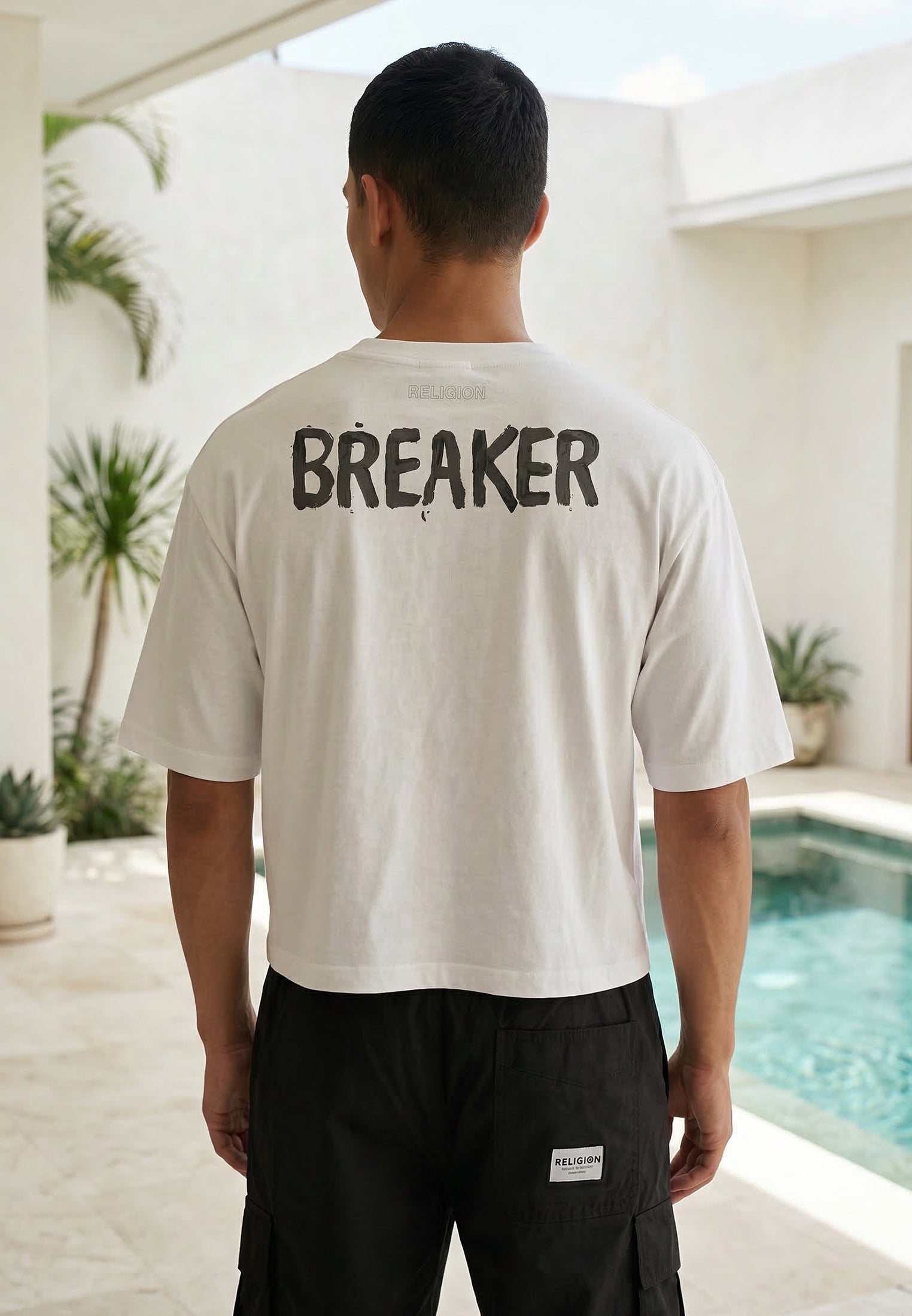 HEART CROP T-SHIRT WHITE