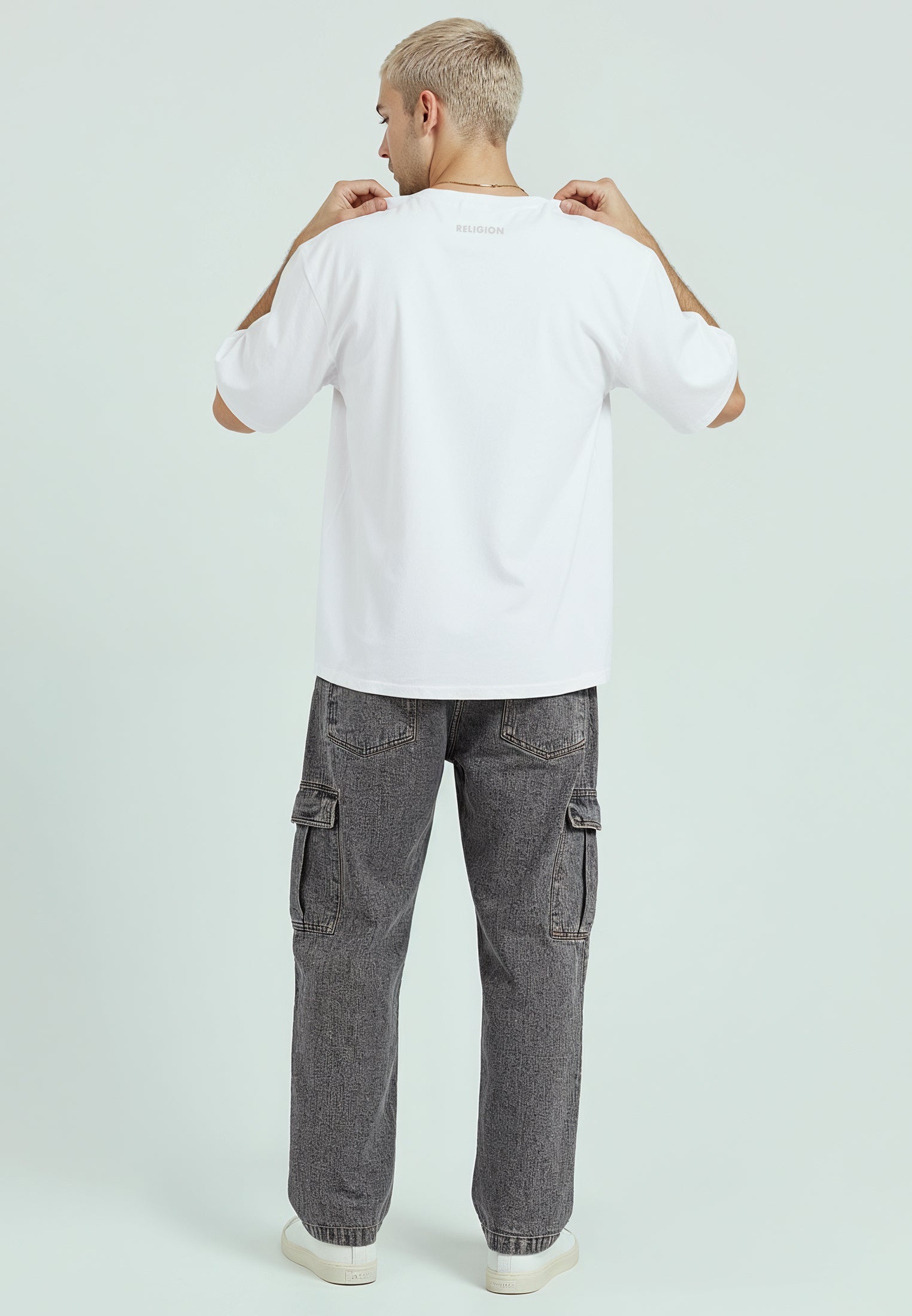 NO HEROES CROP T-SHIRT WHITE