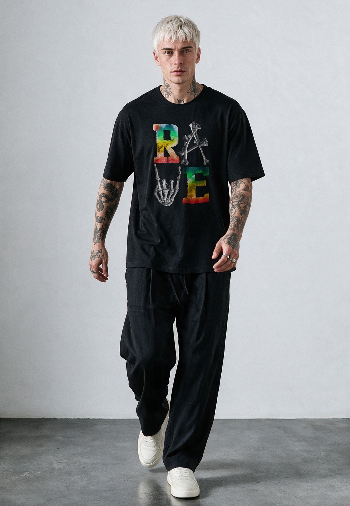RAVE T-SHIRT BLACK