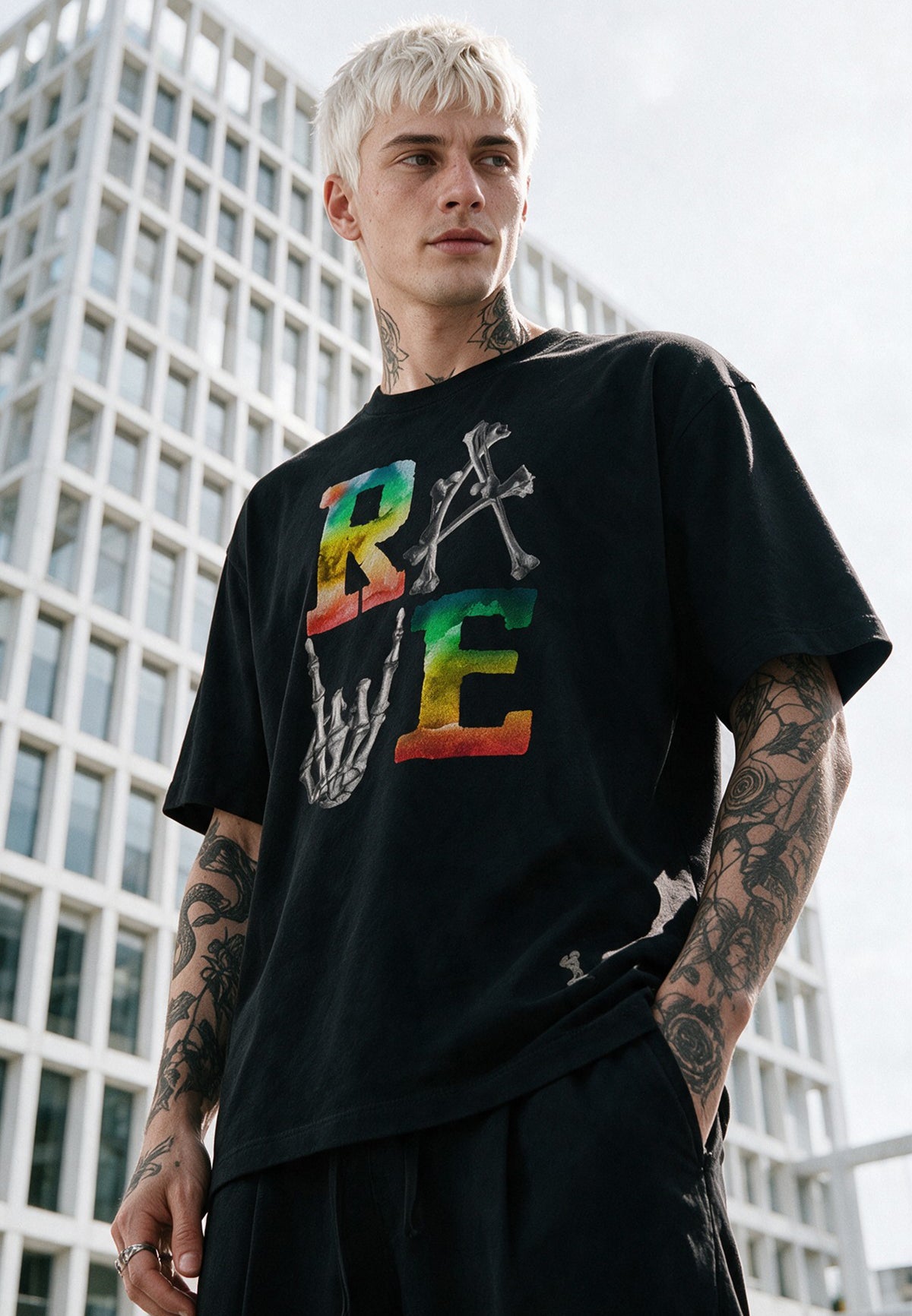 RAVE T-SHIRT BLACK